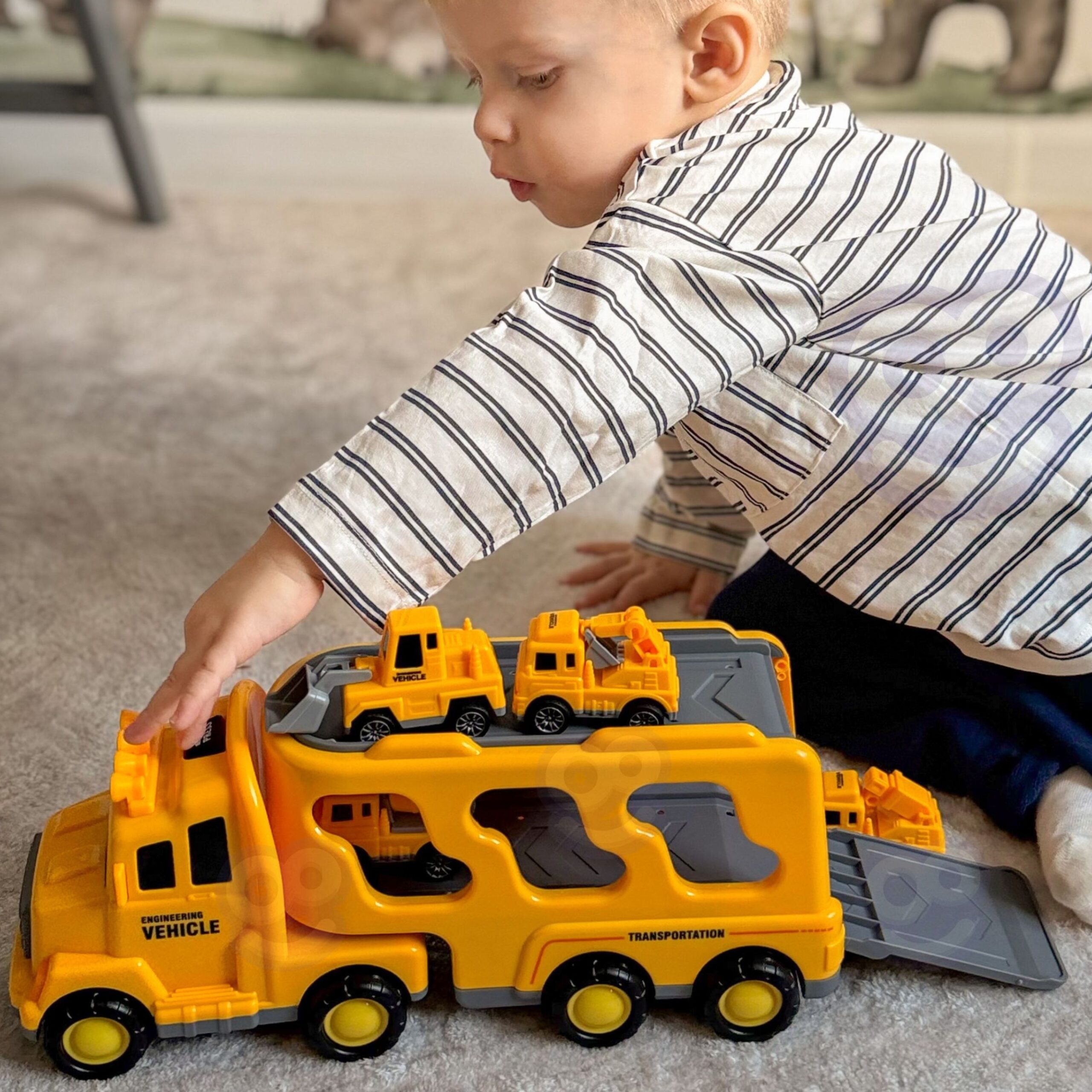 WOOPIE Road Tow Truck Set of 5 Cars - Roadside Assistance - Slika 4