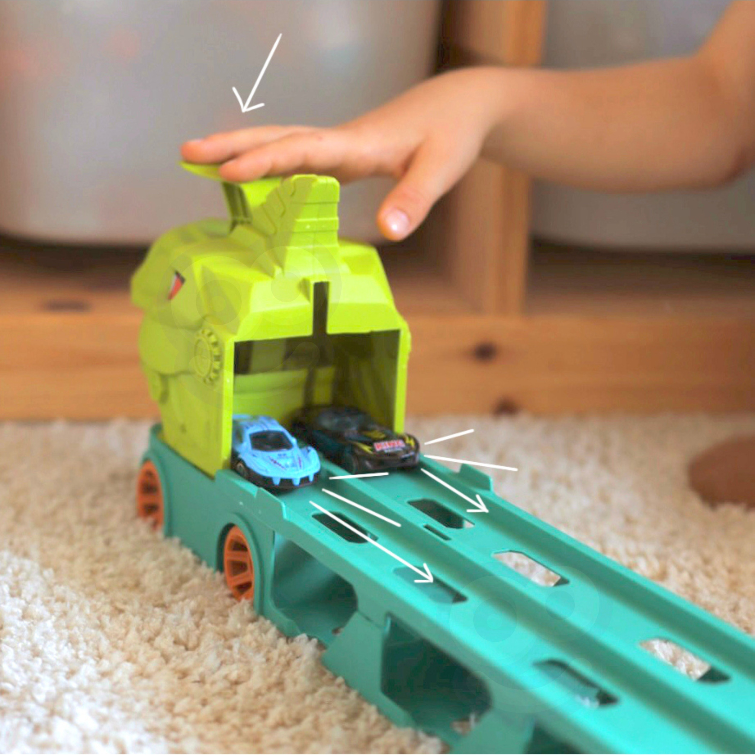 WOOPIE Toy Truck Dinosaur Track 2.1m for Cars - Slika 6