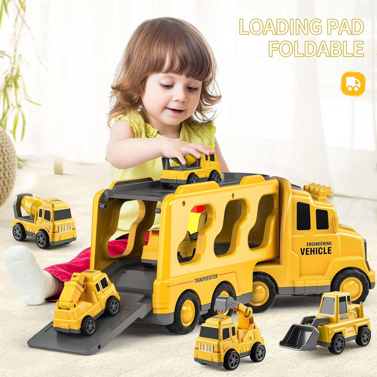 WOOPIE Road Tow Truck Set of 5 Cars - Roadside Assistance - Slika 5