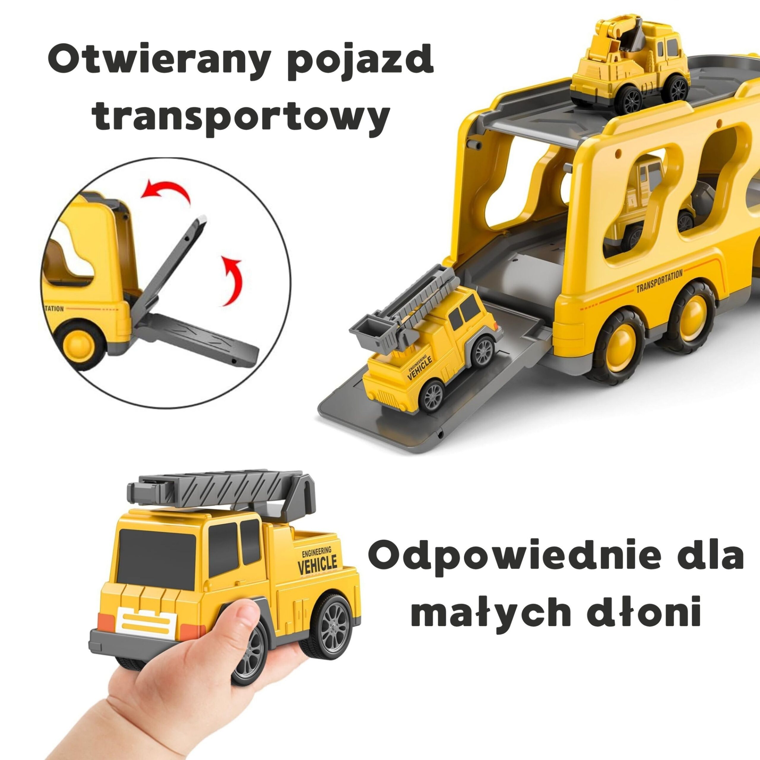 WOOPIE Road Tow Truck Set of 5 Cars - Roadside Assistance - Slika 6