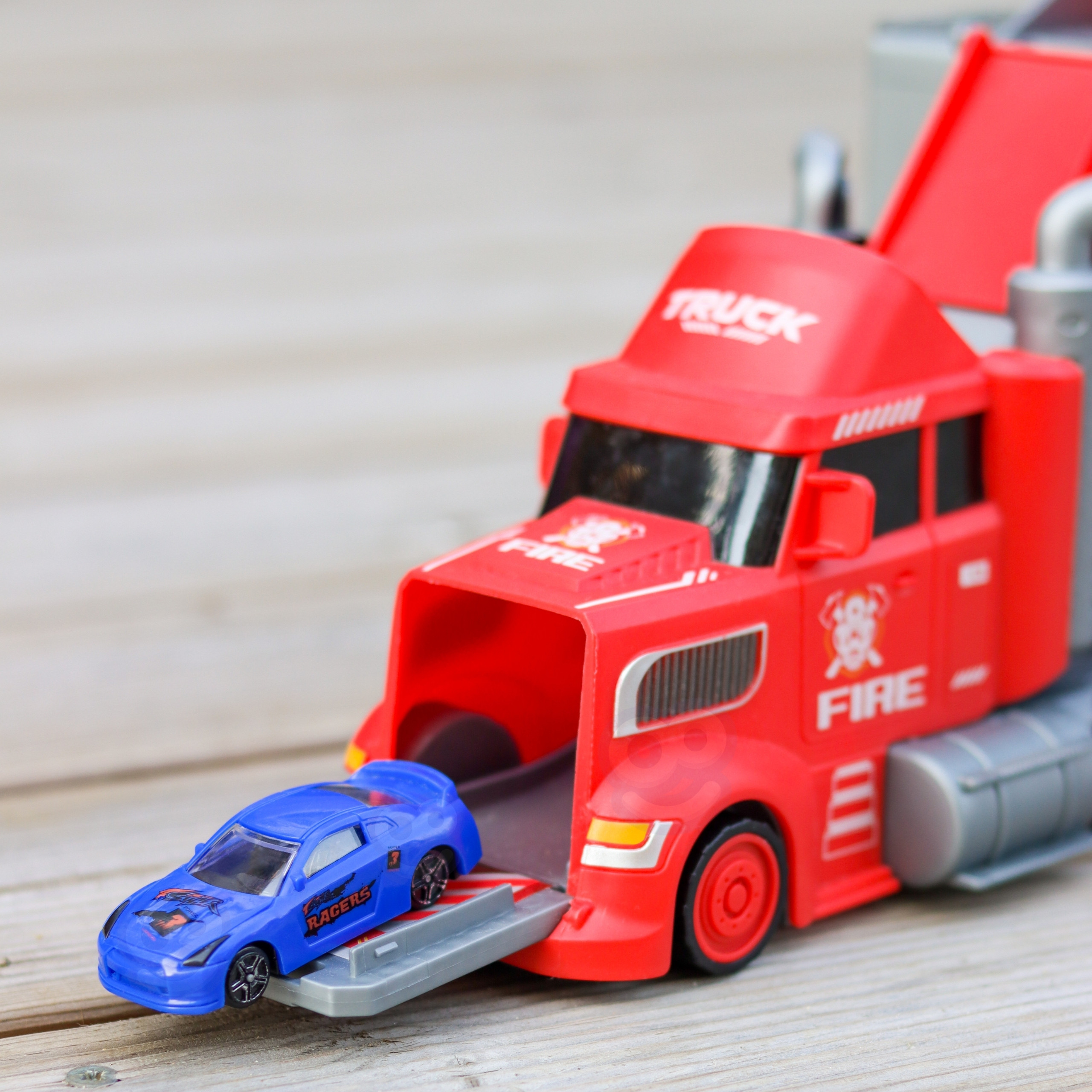 WOOPIE Truck Tow Truck Garage Race Track Set - Slika 3