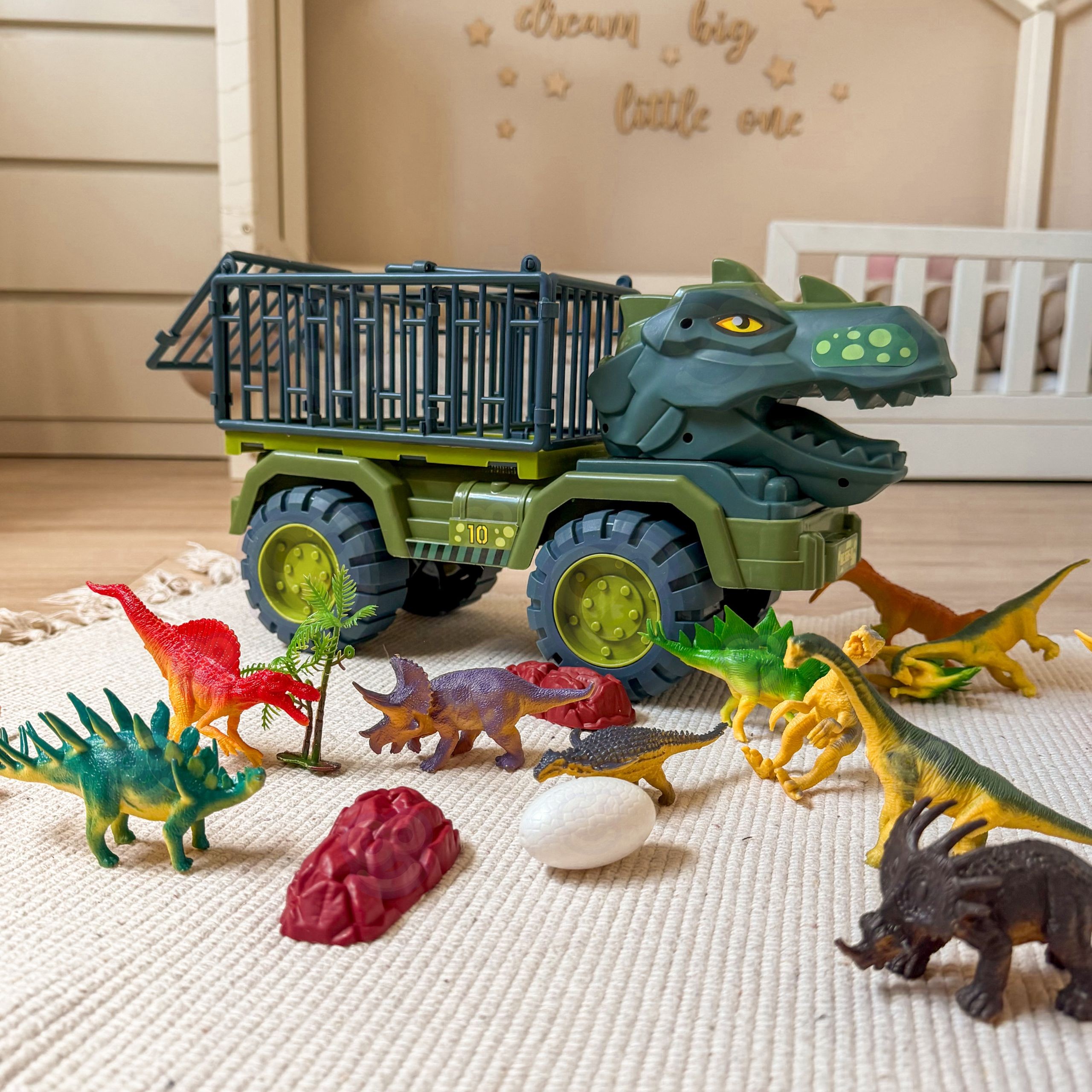 WOOPIE Dinosaur Truck Transporter Figures - Slika 3