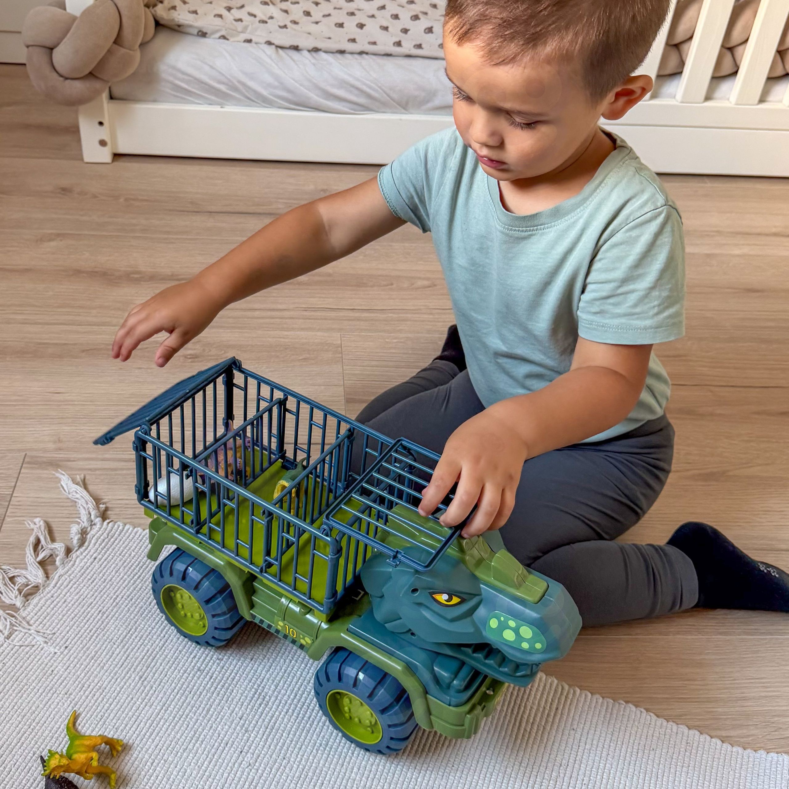 WOOPIE Dinosaur Truck Transporter Figures - Slika 4
