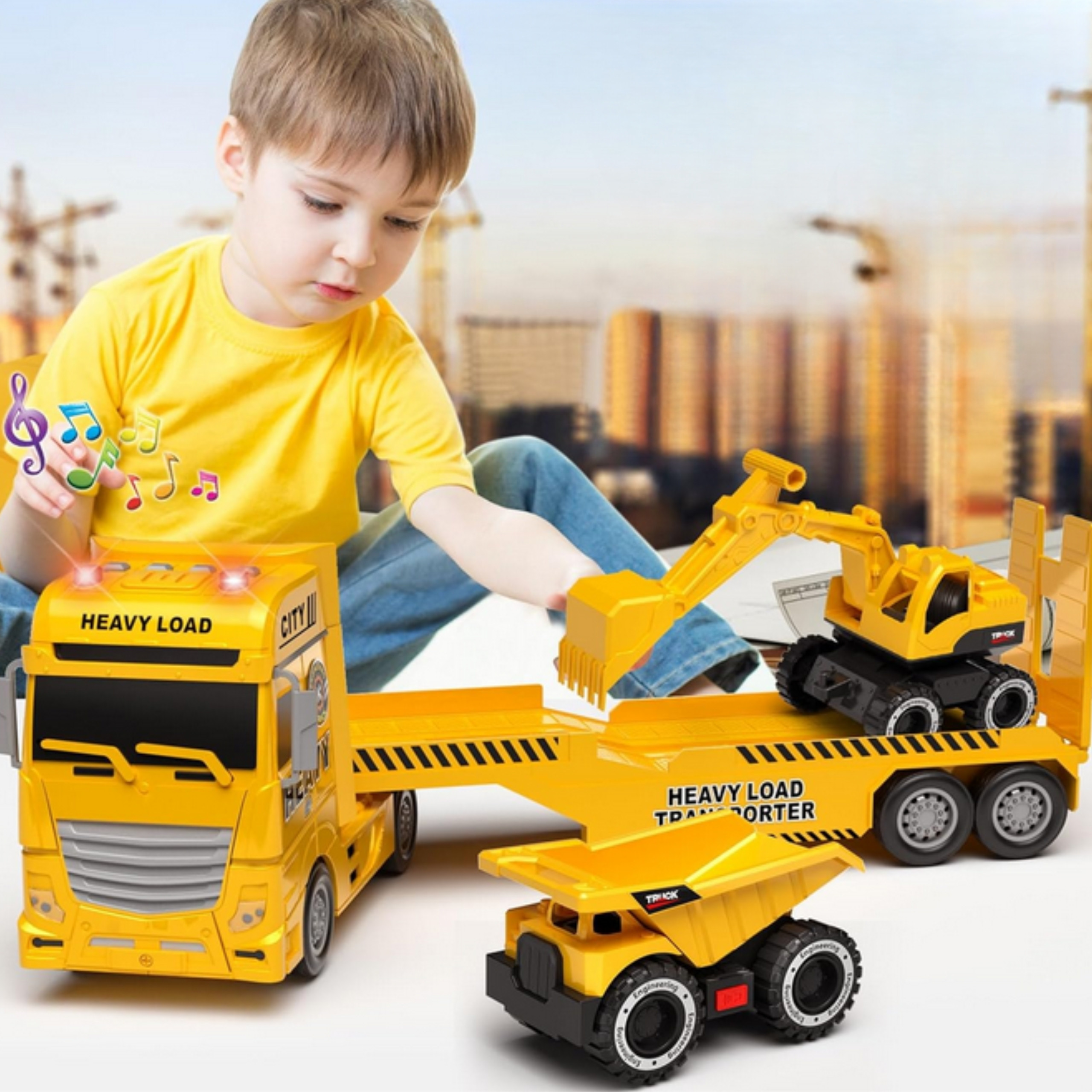 WOOPIE Construction Vehicle Tow Truck - Slika 8