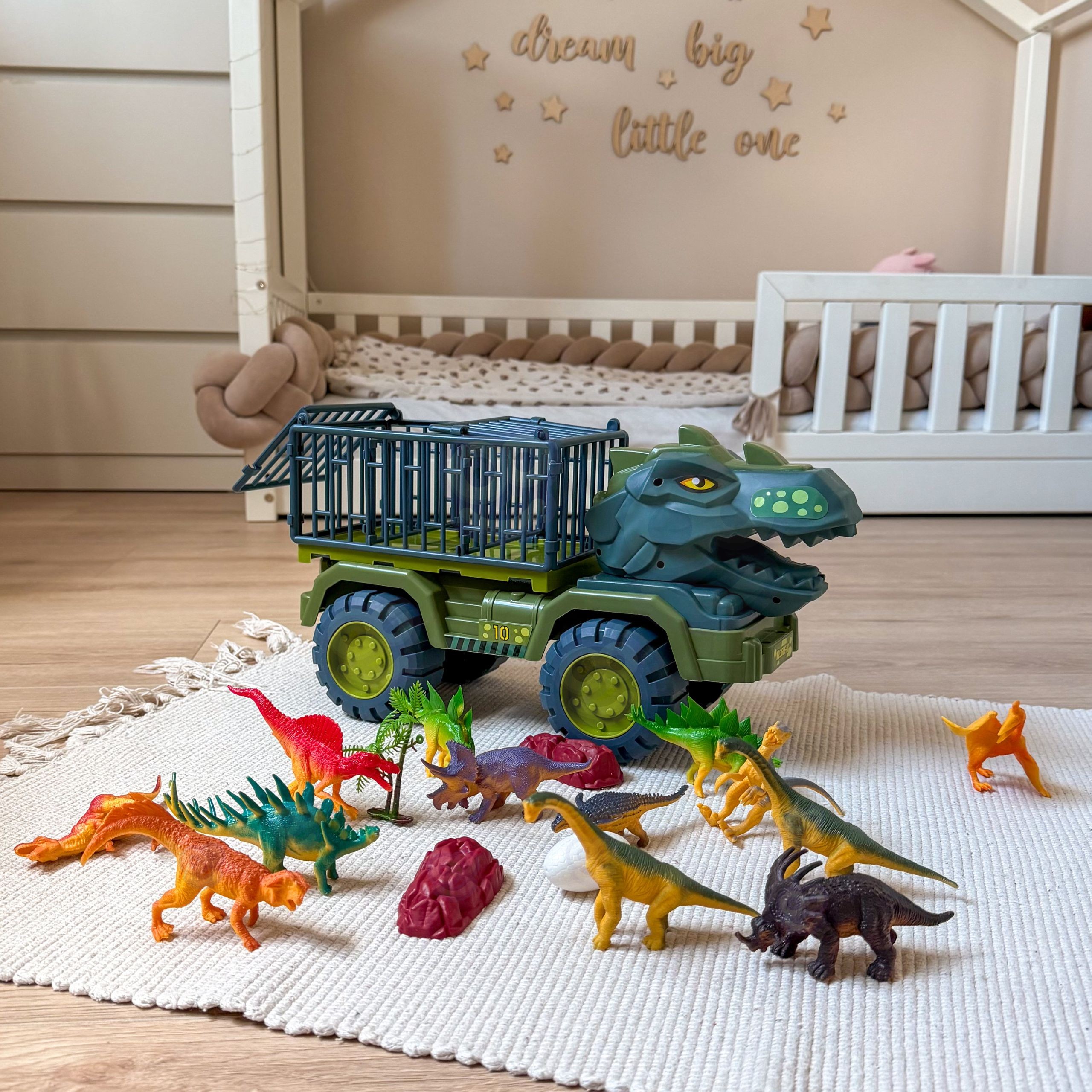 WOOPIE Dinosaur Truck Transporter Figures - Slika 6