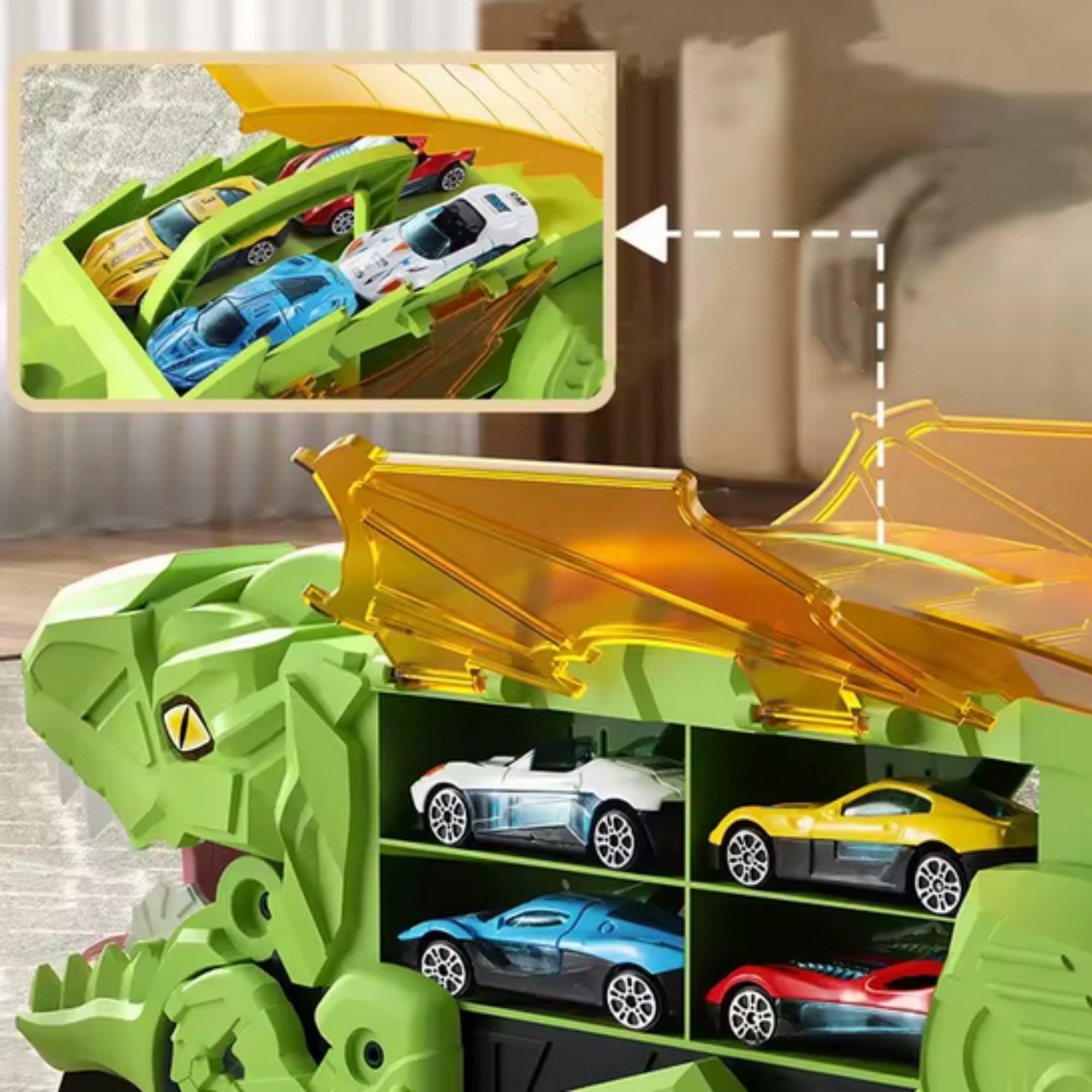 WOOPIE Dinosaur Eater Track Vehicle Set 13pcs. - Slika 8