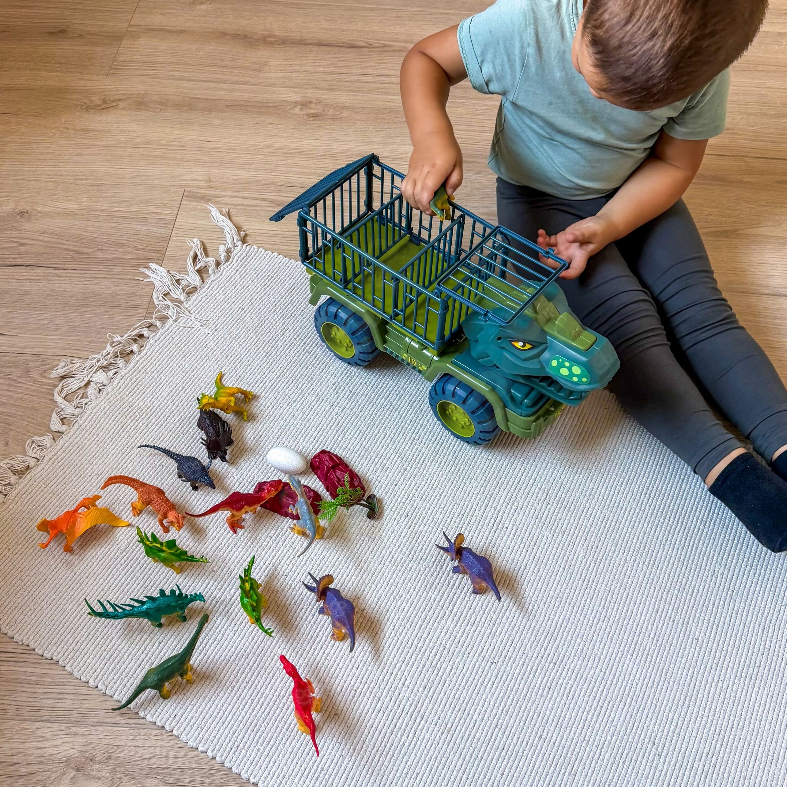 WOOPIE Dinosaur Truck Transporter Figures - Slika 8