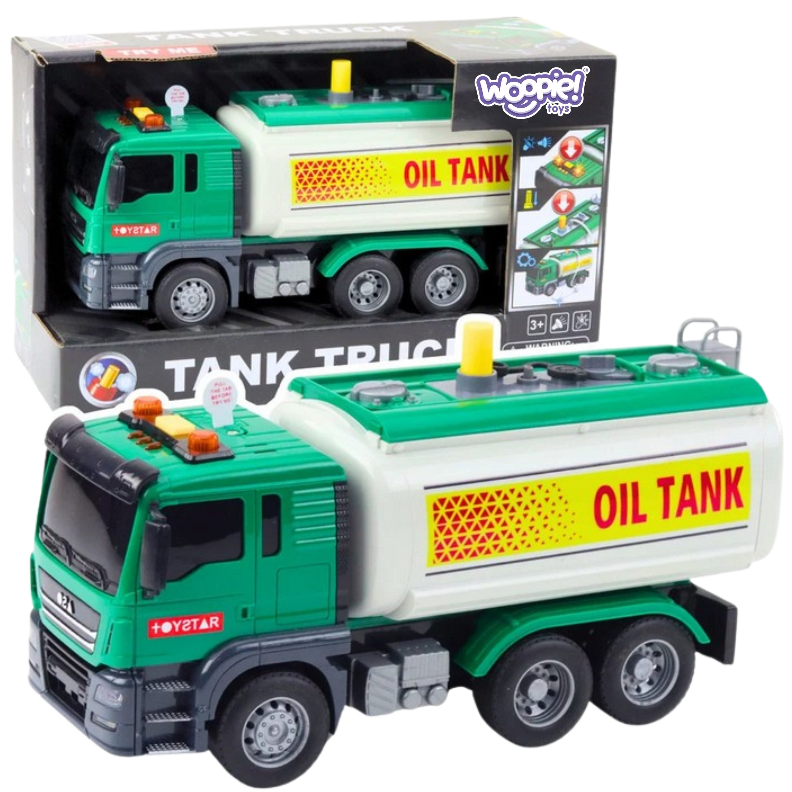 WOOPIE Water Tanker Truck Sound Light 1:14 - Slika 7