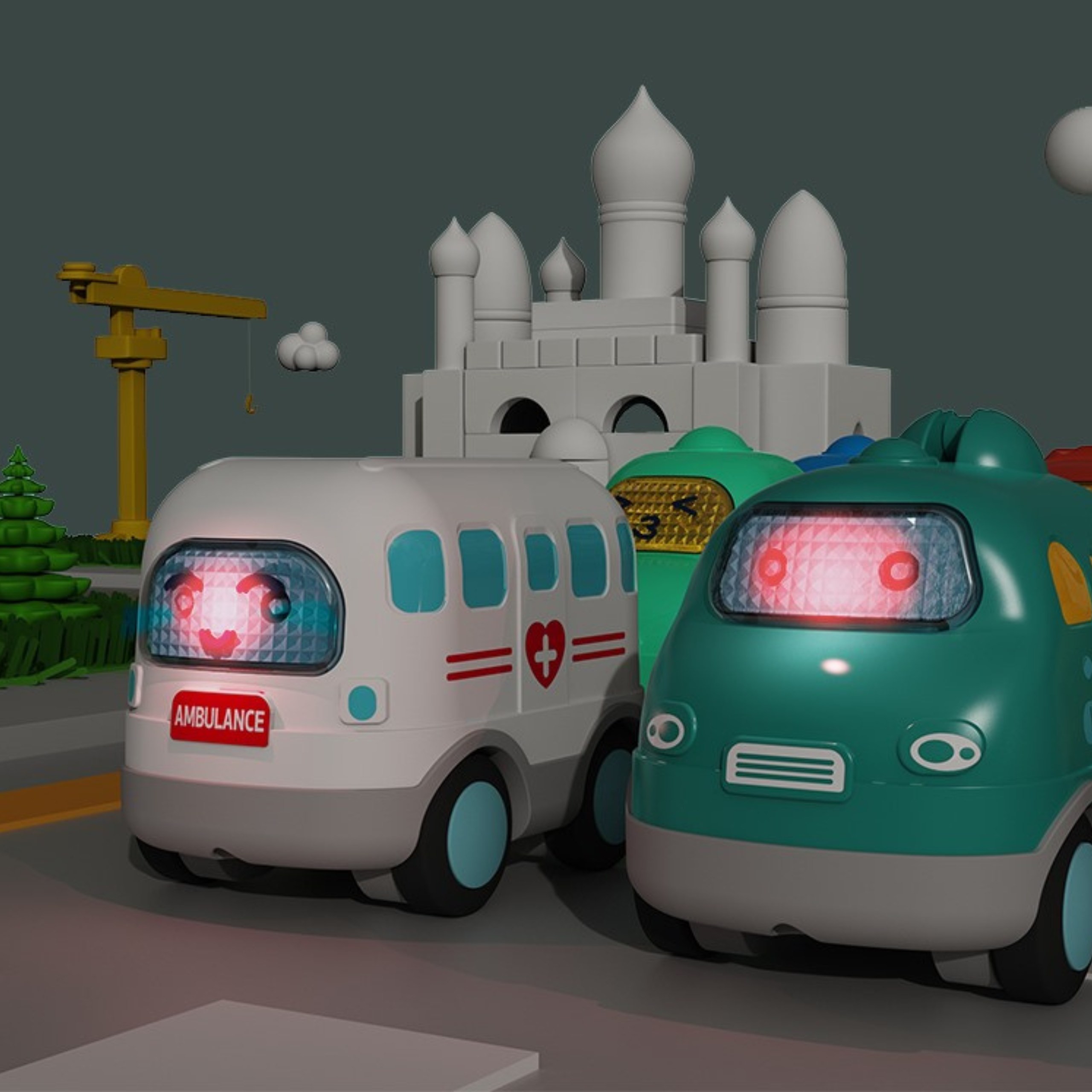 WOOPIE BABY Interactive Ambulance Car Sound Light - Slika 3