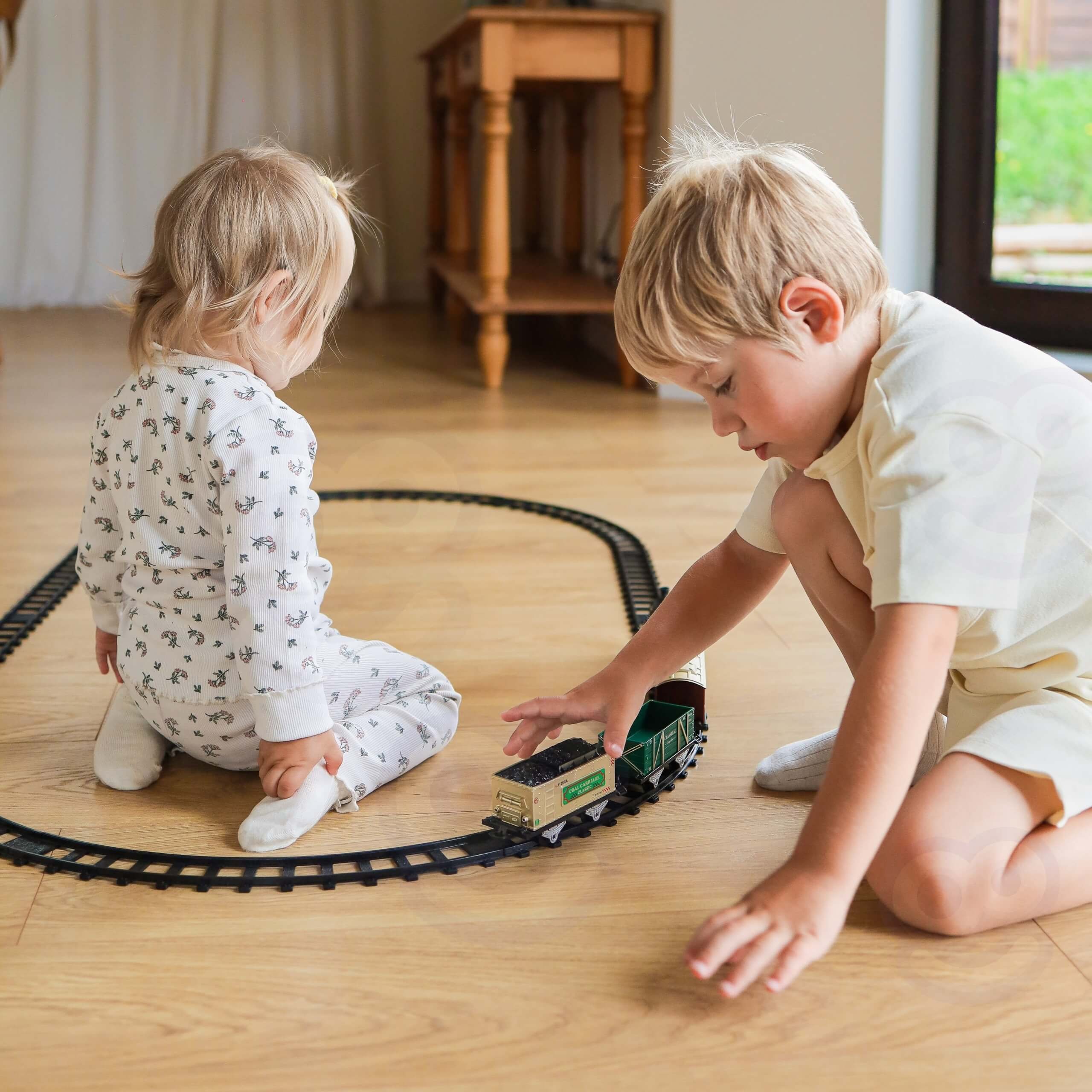 WOOPIE Classic Steam Train Locomotive Track XXL - Slika 3