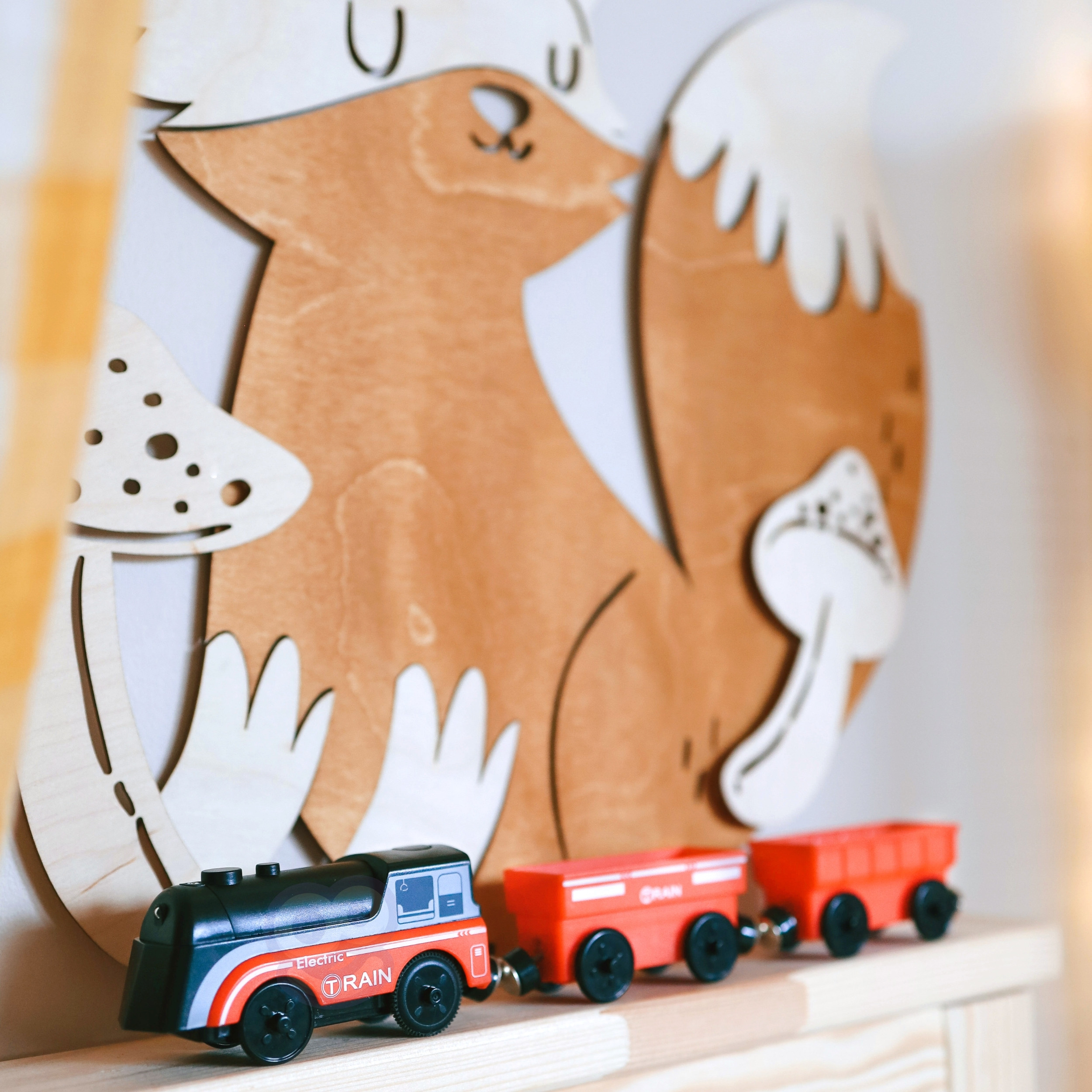 WOOPIE Electric Locomotive Train Magnet Cars - Slika 5