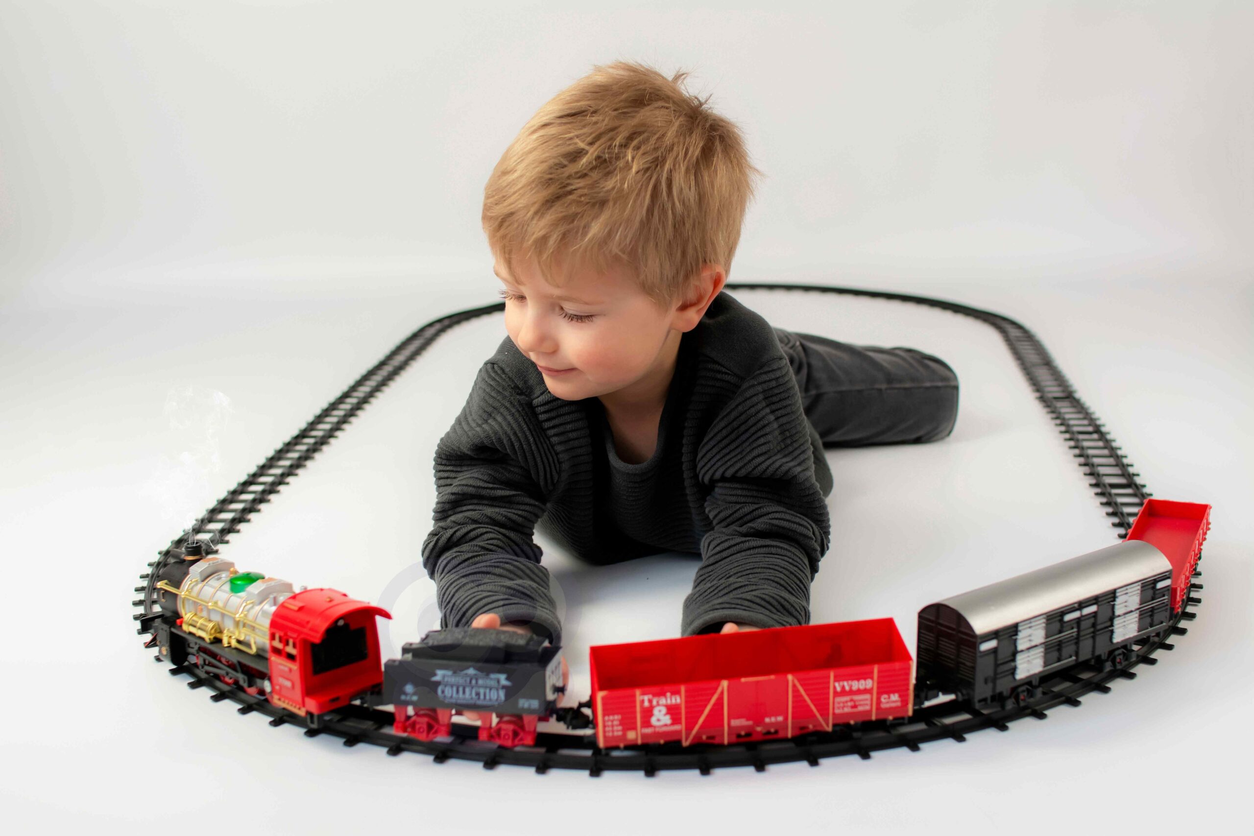 WOOPIE Classic Electric Train Track Sound Light + 29 pcs - Slika 6