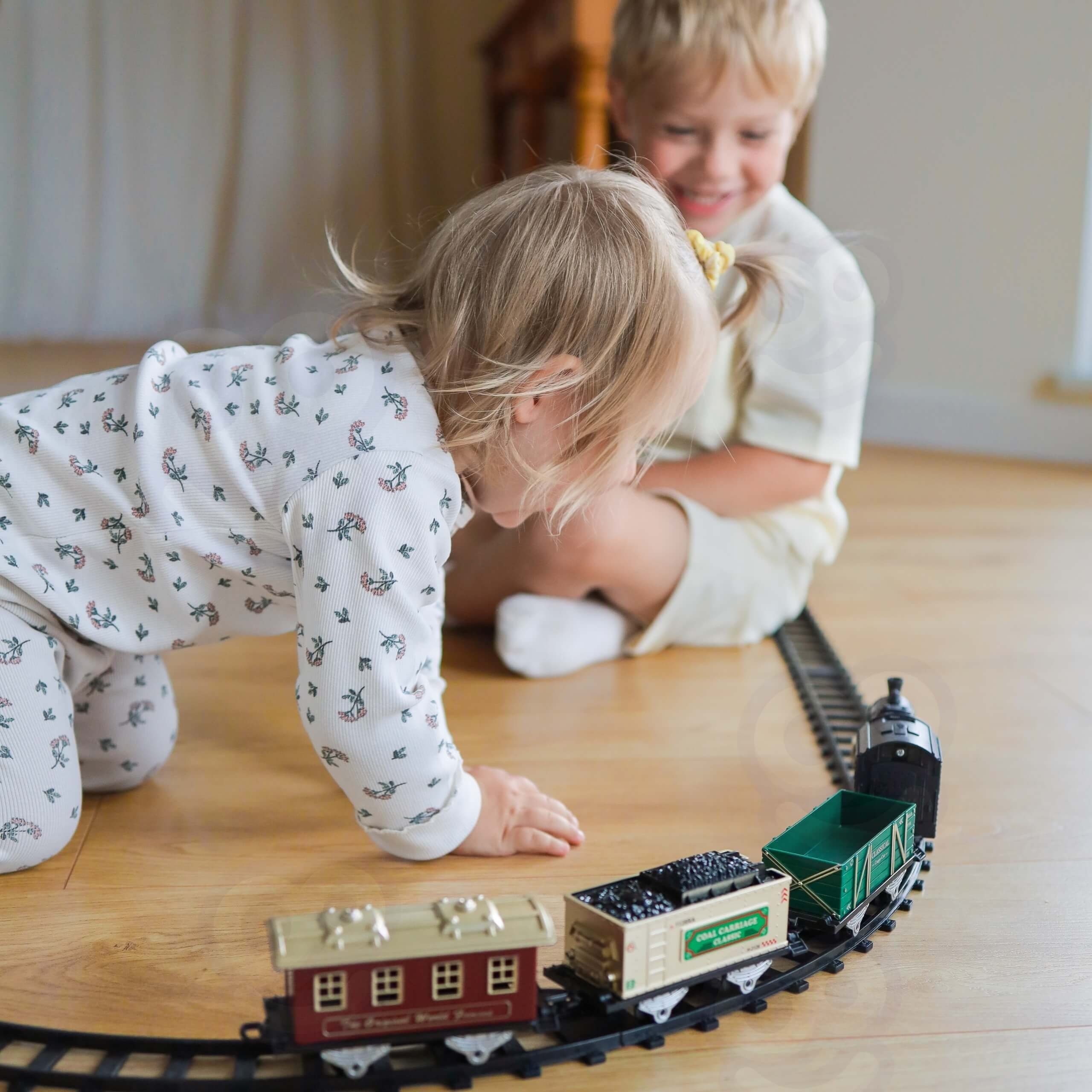 WOOPIE Classic Steam Train Locomotive Track XXL - Slika 5