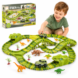 WOOPIE XXL Dinosaurs Car Track 240 pcs.