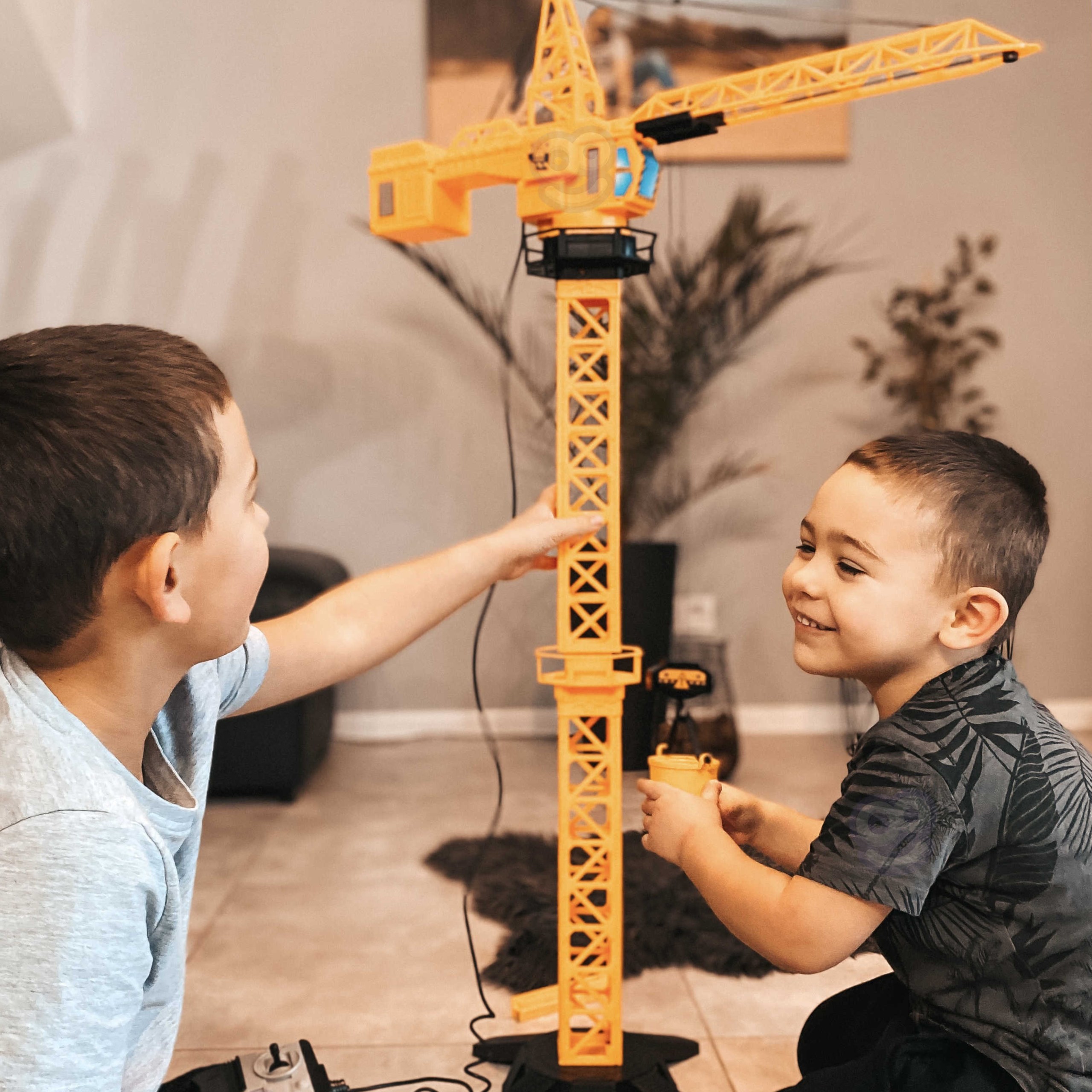WOOPIE Remote Controlled Crane 103cm R/C Truck Excavator + 4 Accs. - Slika 4
