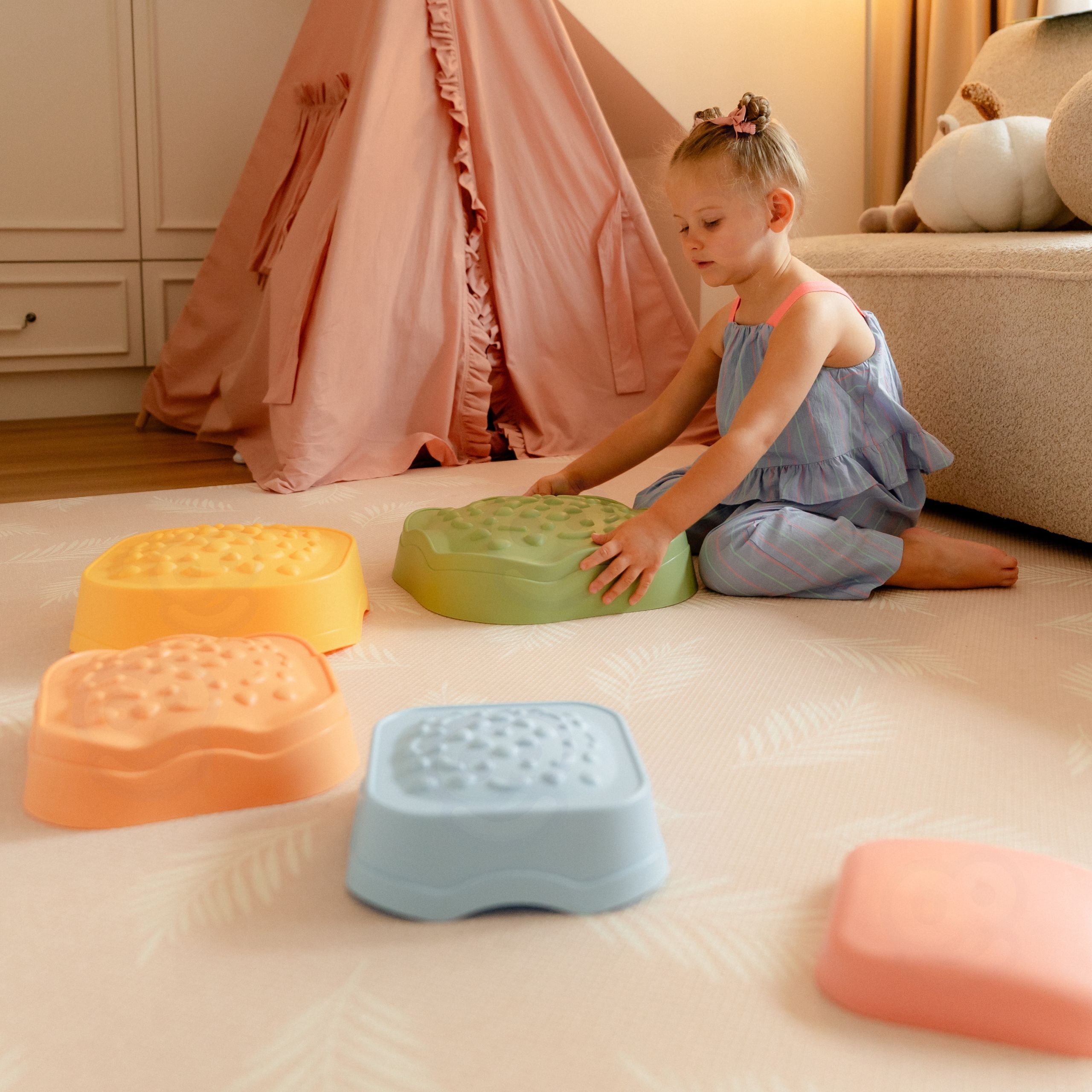 WOOPIE Sensory Balancing Stones 5 pcs. - Slika 2