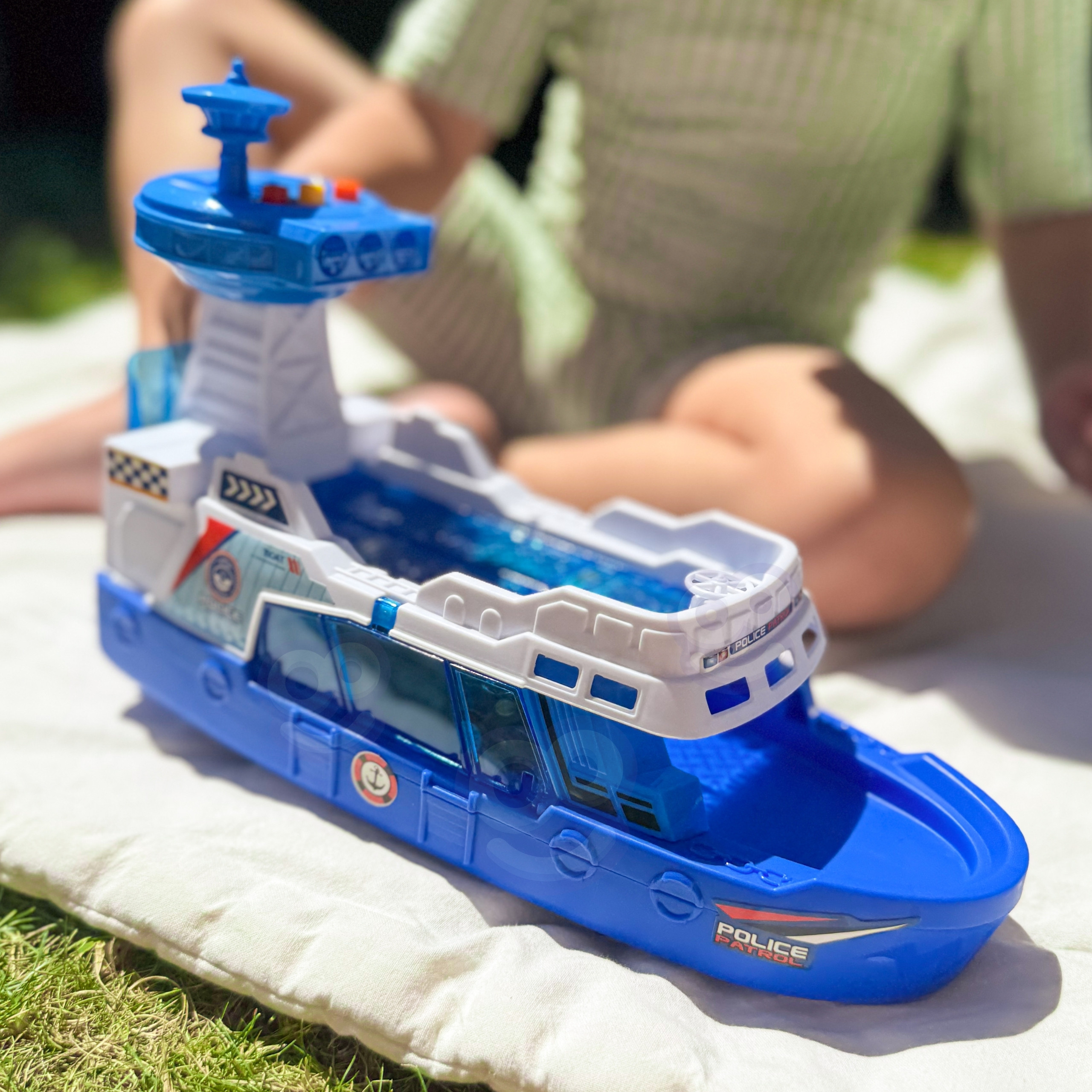 WOOPIE Interactive Police Patrol Boat - Scale 1:16 + 3 cars - Slika 3
