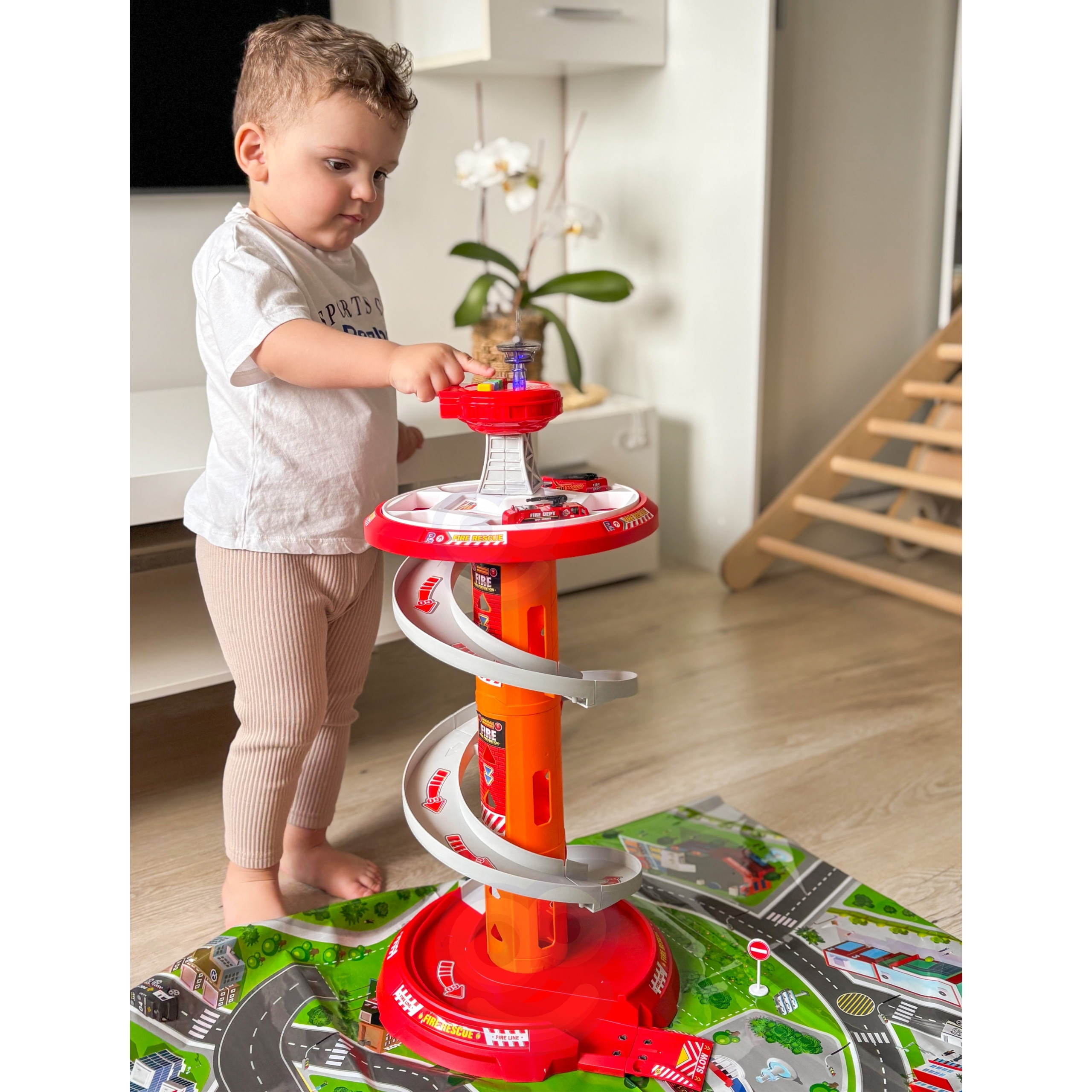 WOOPIE Spiral Track Car Garage 3 pcs. - Slika 3