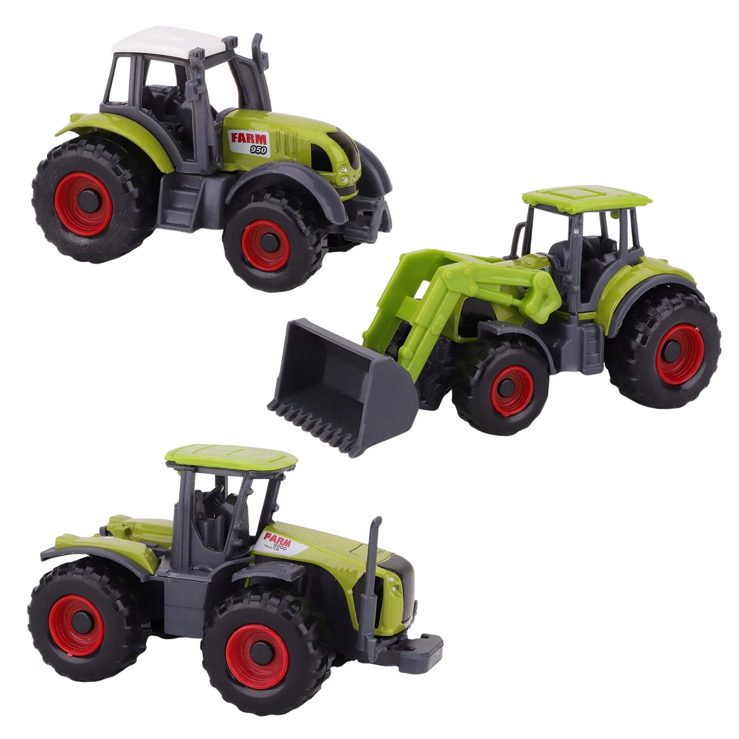 WOOPIE Set of Tractors and Agricultural Machines with Animals - Slika 7