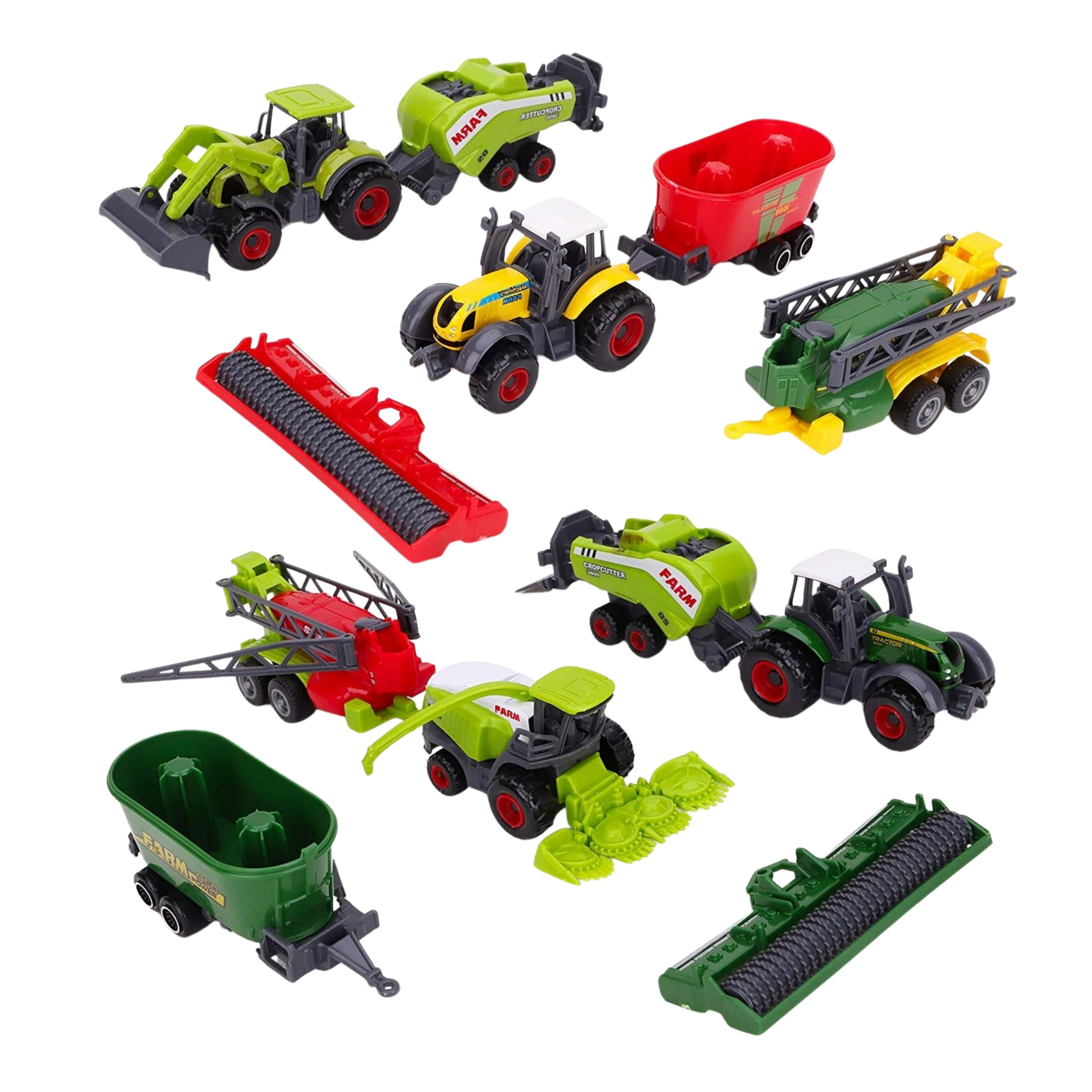 WOOPIE Set of Tractors and Agricultural Machines with Animals - Slika 8