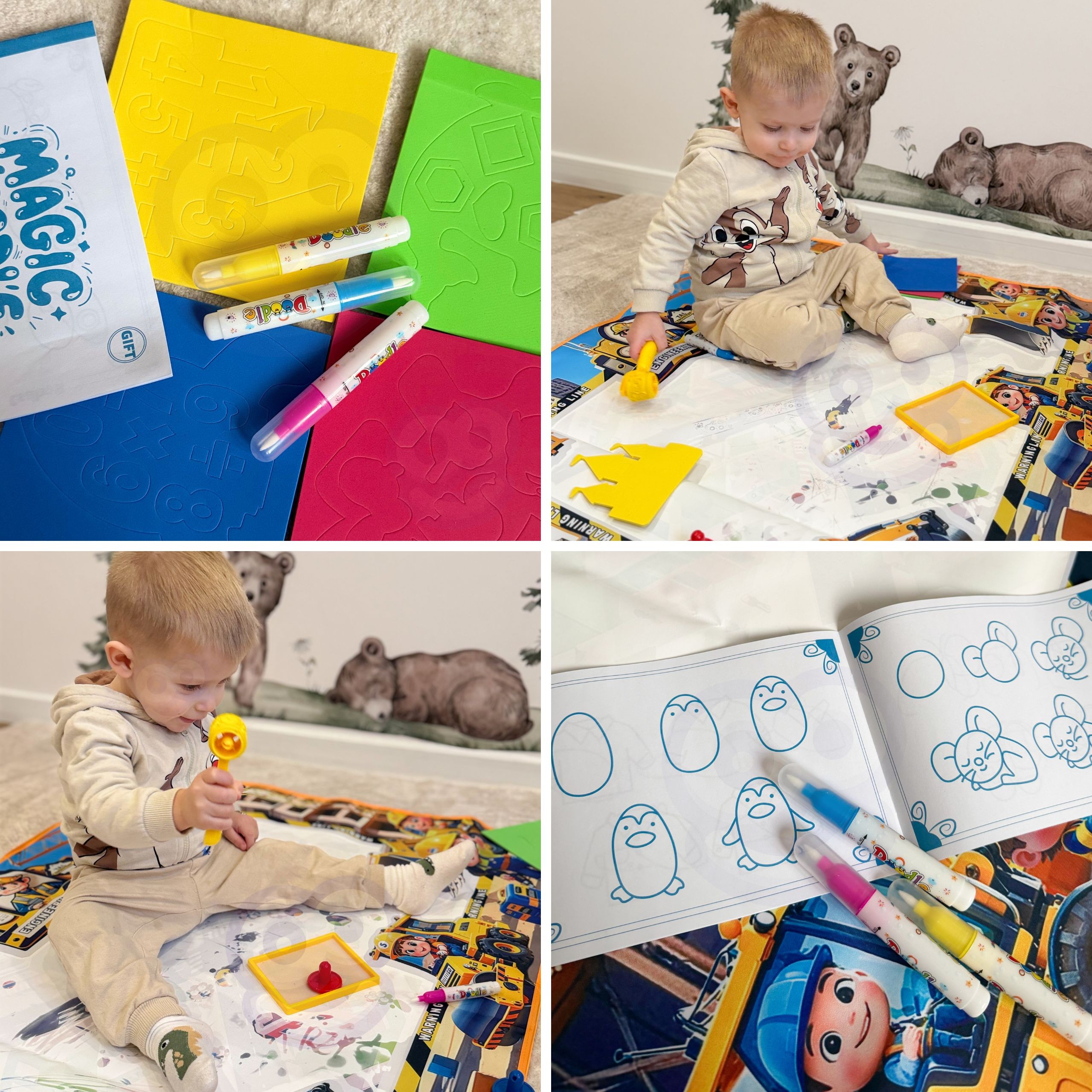 WOOPIE Water Painting Mat Creative Set with Accessories - Slika 6