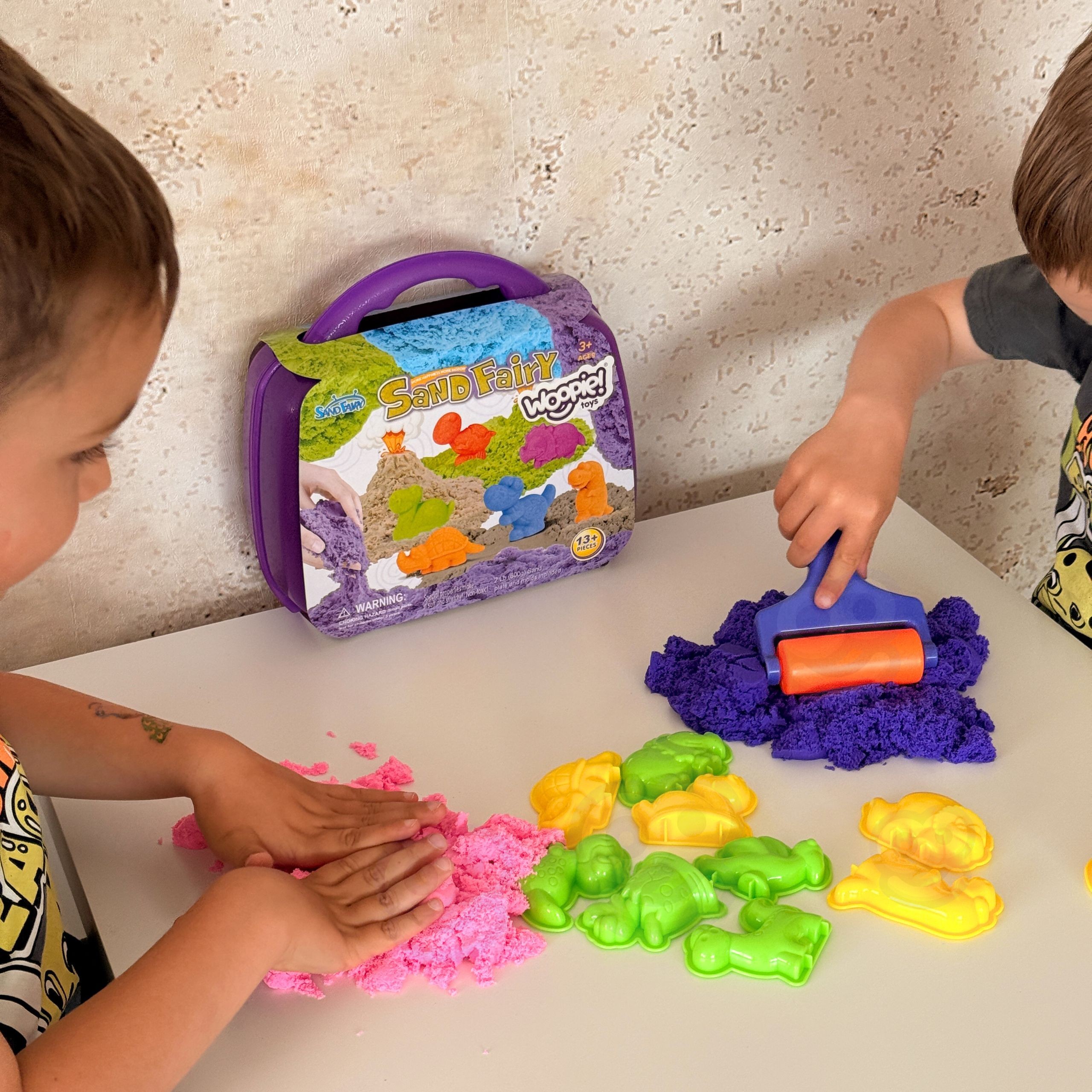 WOOPIE Kinetic Sand Set Dinosaurs 13 pcs - Slika 3