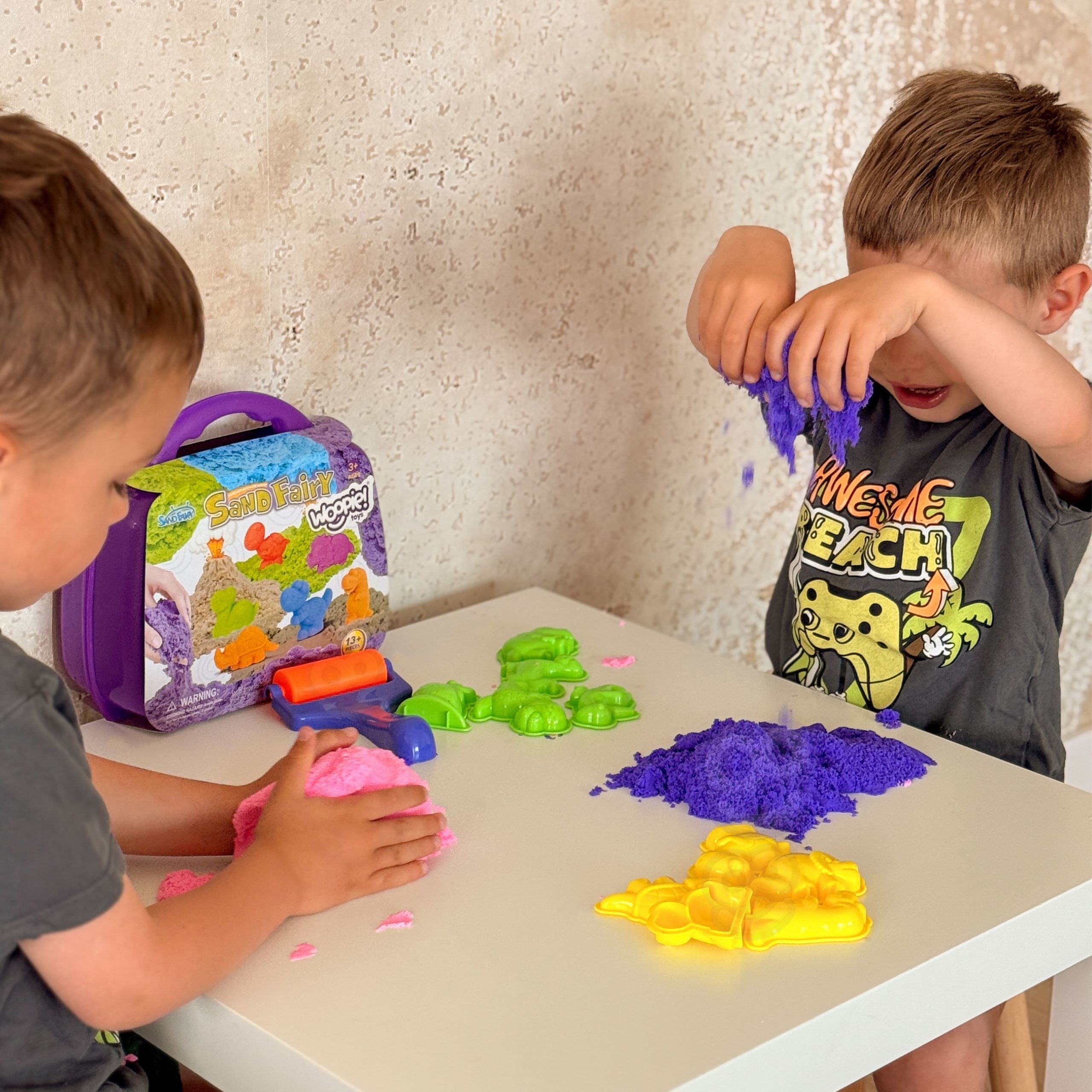WOOPIE Kinetic Sand Set Dinosaurs 13 pcs - Slika 4