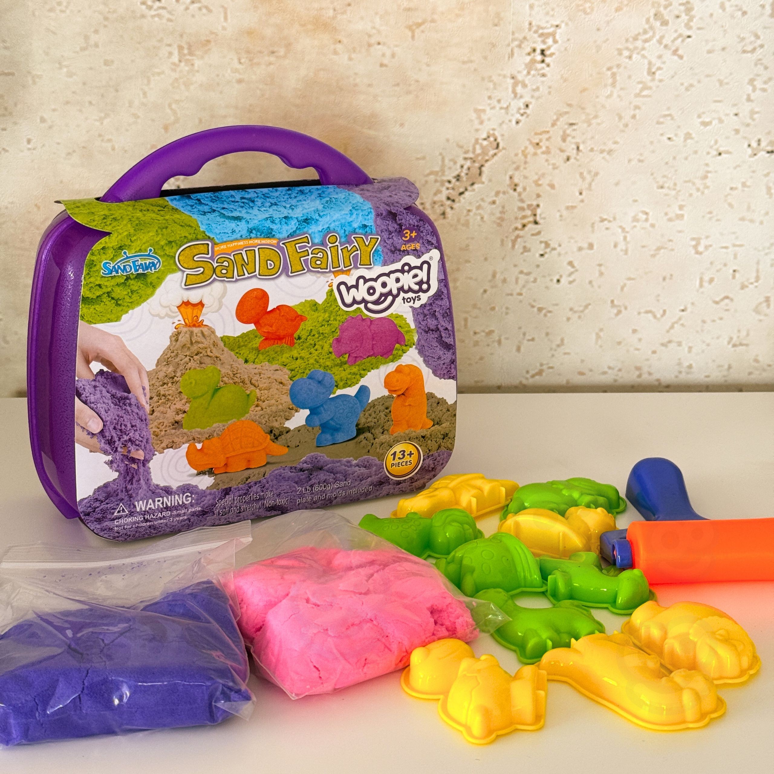 WOOPIE Kinetic Sand Set Dinosaurs 13 pcs - Slika 5
