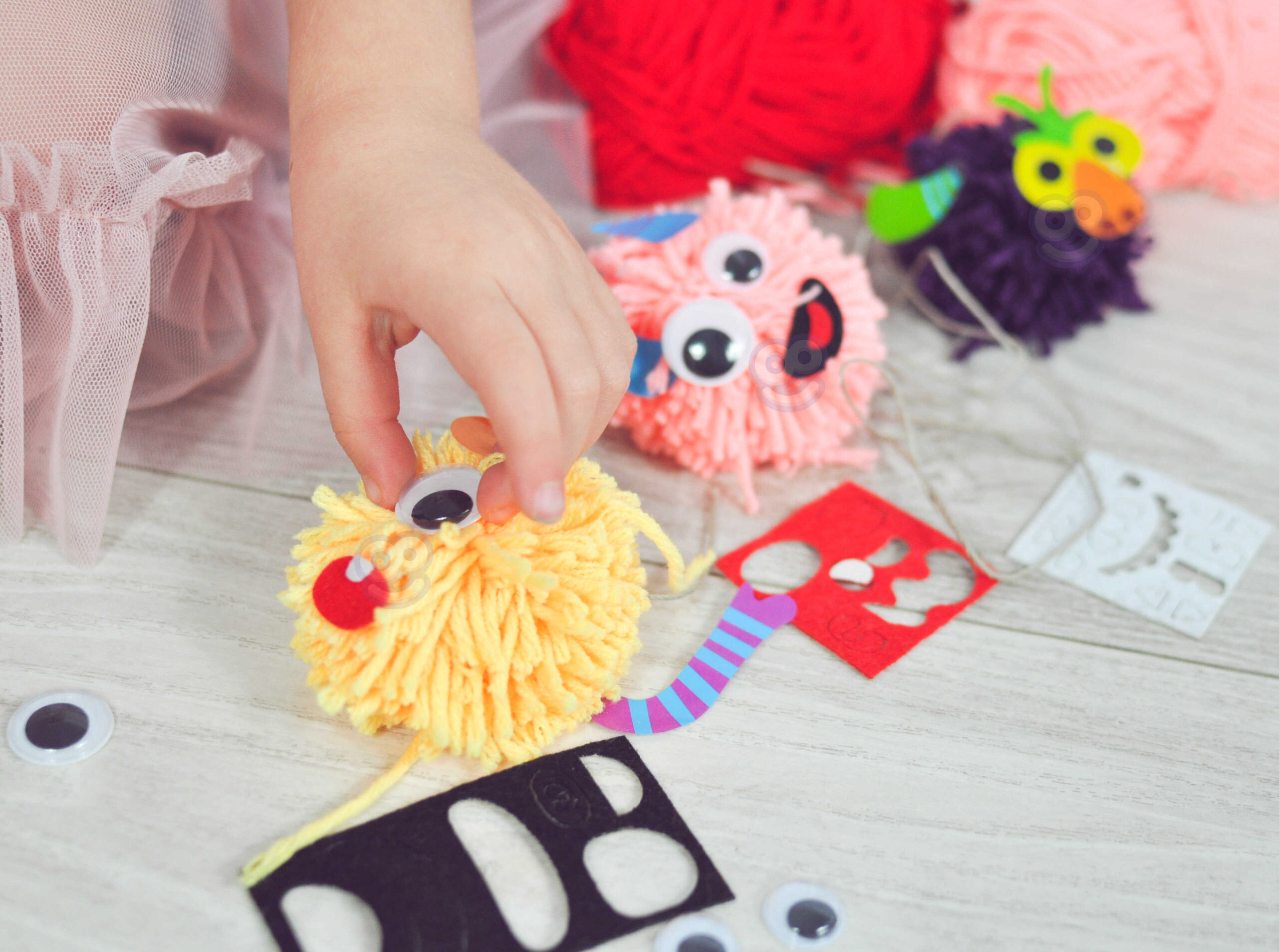 WOOPIE ART&FUN Monster Pom Creative Kit - Slika 5