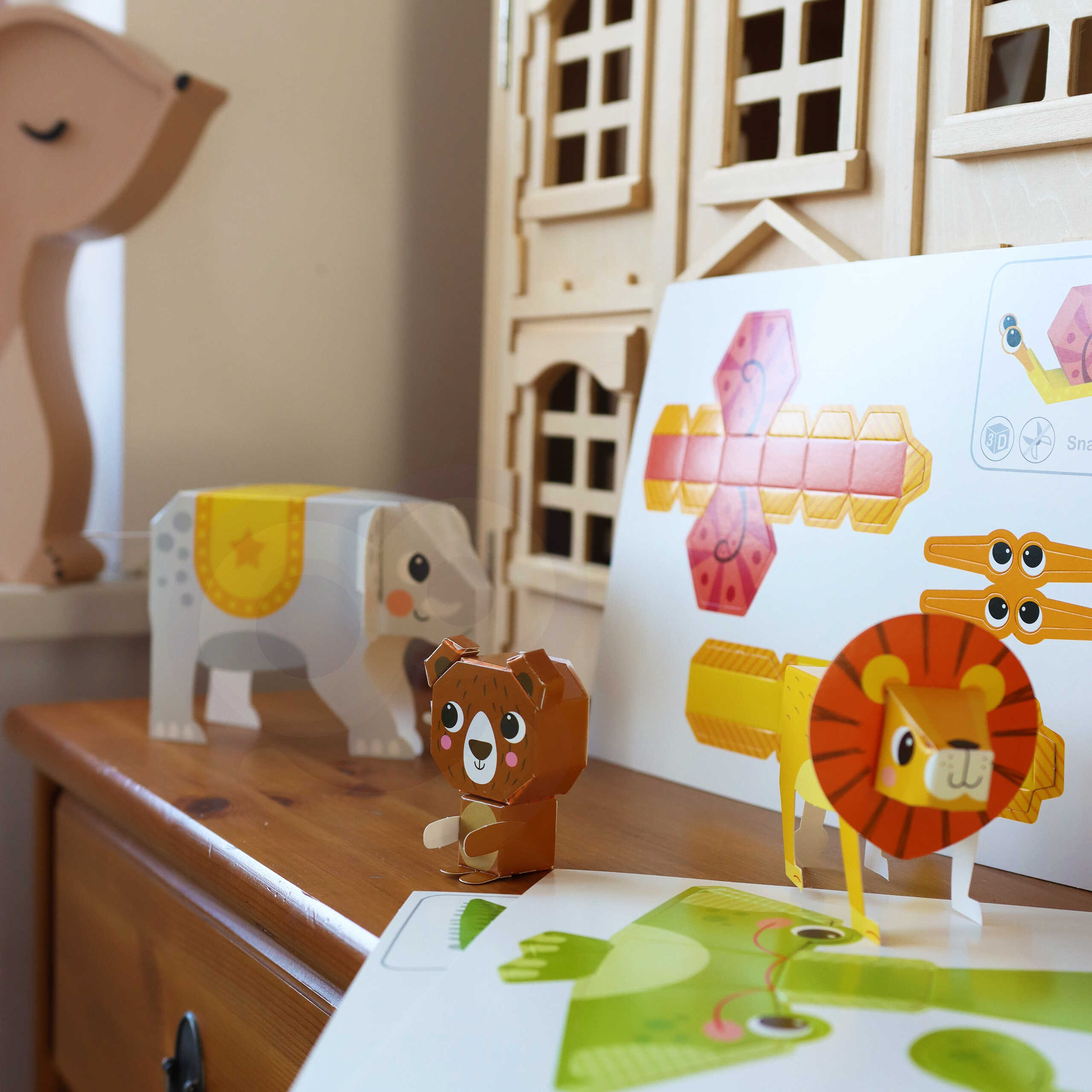 WOOPIE ART&FUN DIY 3D Origami Creative Kit 10 Animals - Slika 7