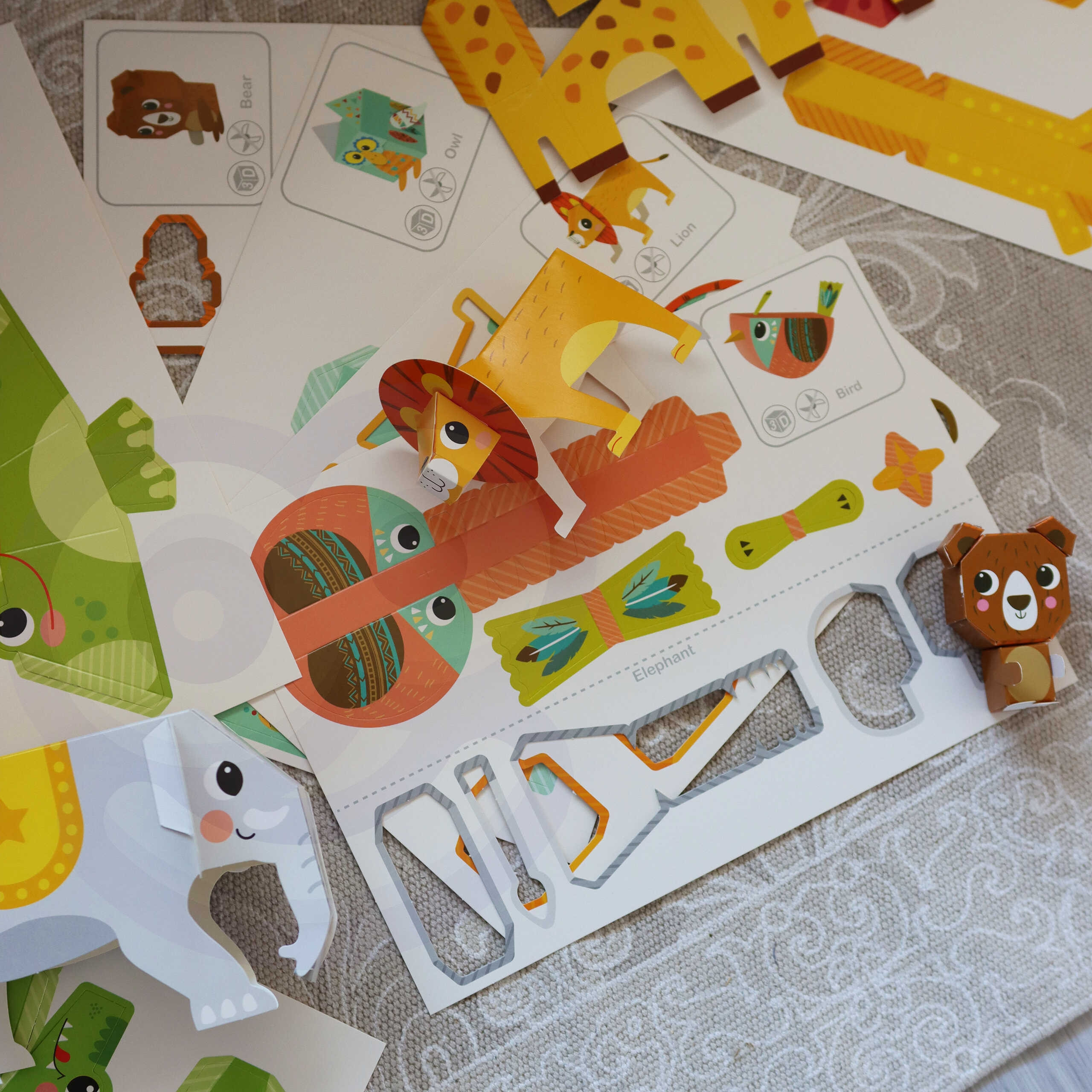 WOOPIE ART&FUN DIY 3D Origami Creative Kit 10 Animals - Slika 8