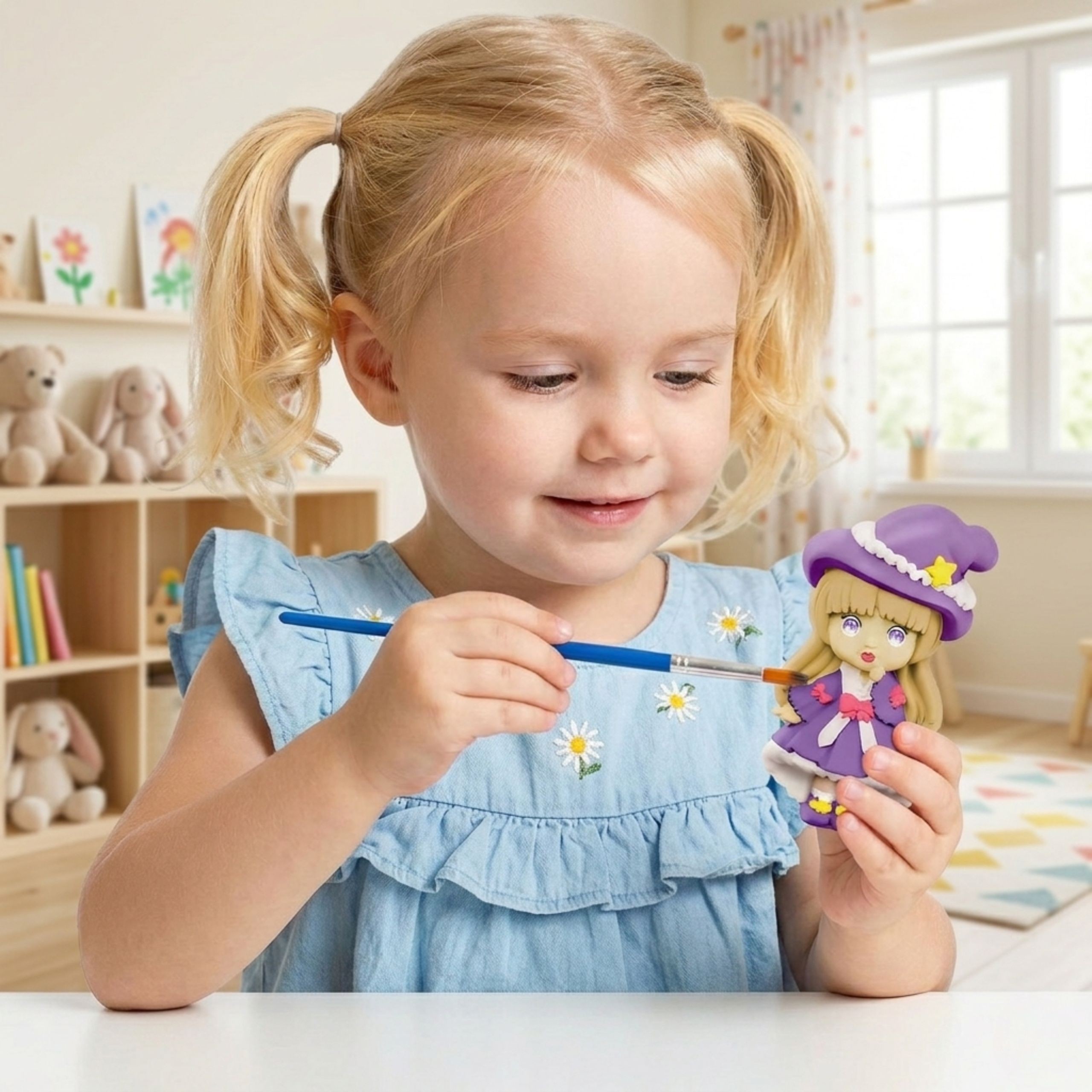 WOOPIE DIY Paint Creativity Kit - Make Plaster Castings and Paint Dolls - Slika 3