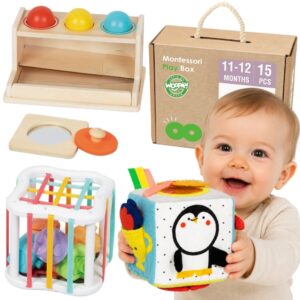 WOOPIE GREEN Box 5in1 Montessori edukativni 11-12M FSC