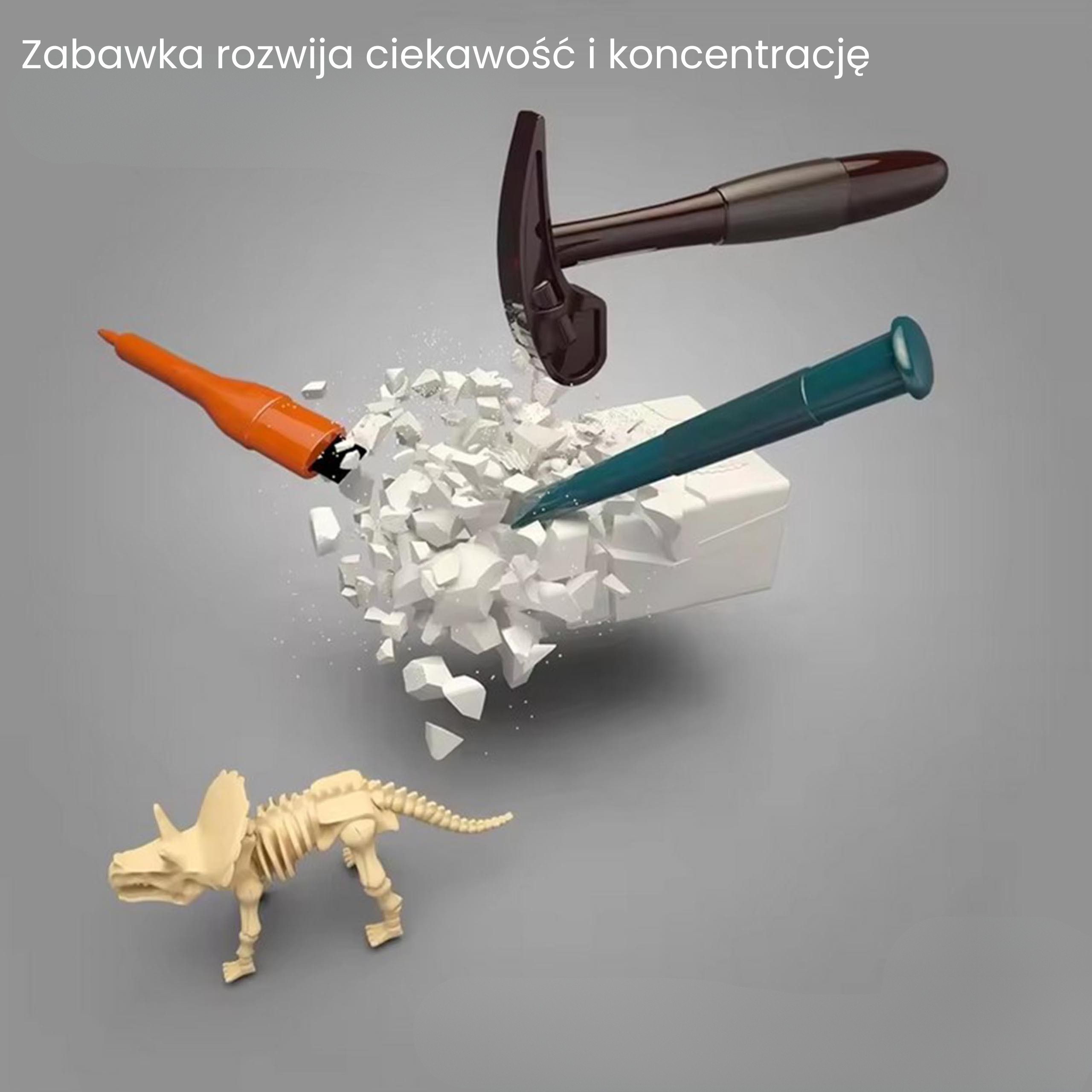 WOOPIE "Little Archaeologist" Excavation of 6 Dinosaur Skeletons - Slika 8