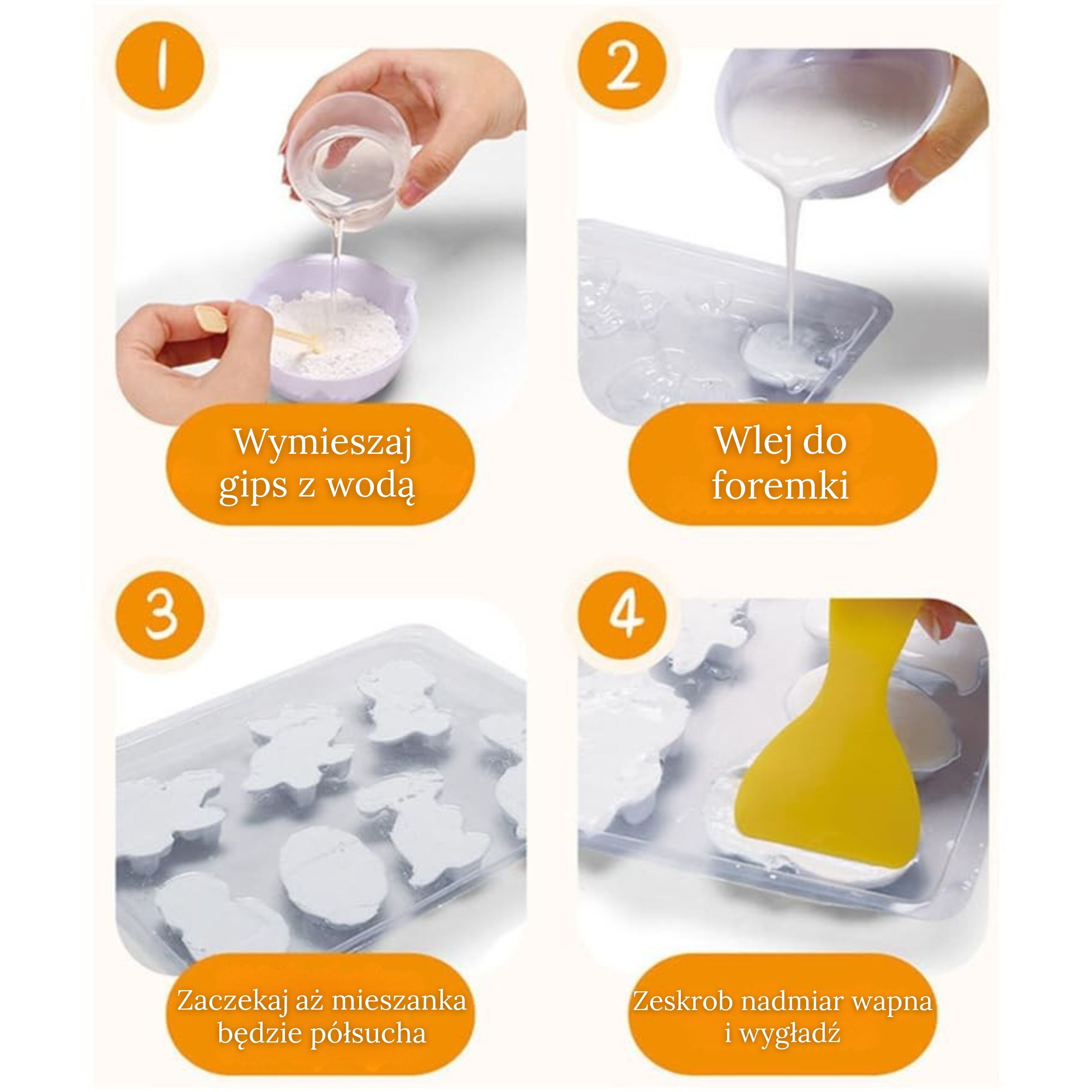 WOOPIE DIY Paint Creativity Kit - Make Plaster Castings and Paint Dolls - Slika 5