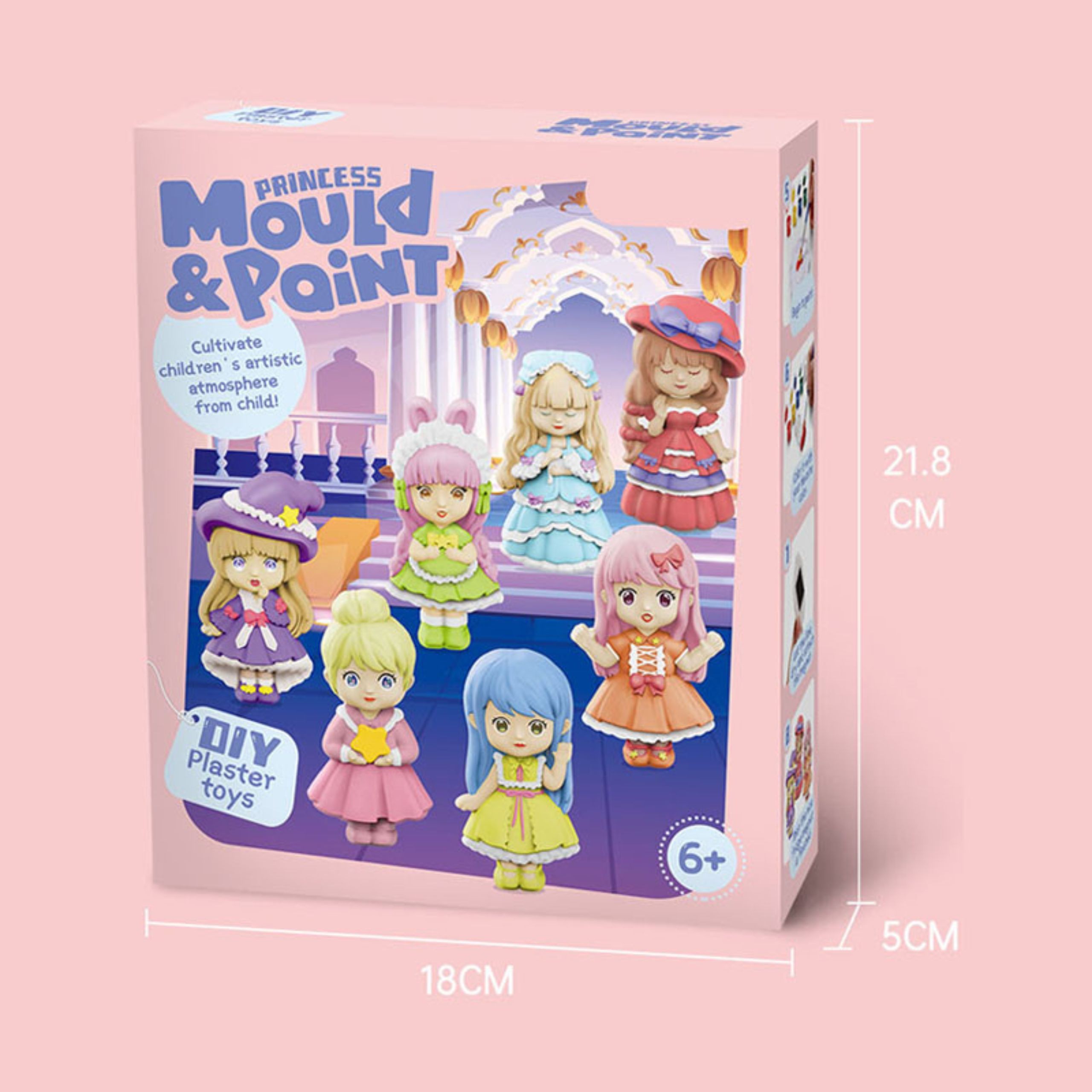 WOOPIE DIY Paint Creativity Kit - Make Plaster Castings and Paint Dolls - Slika 8
