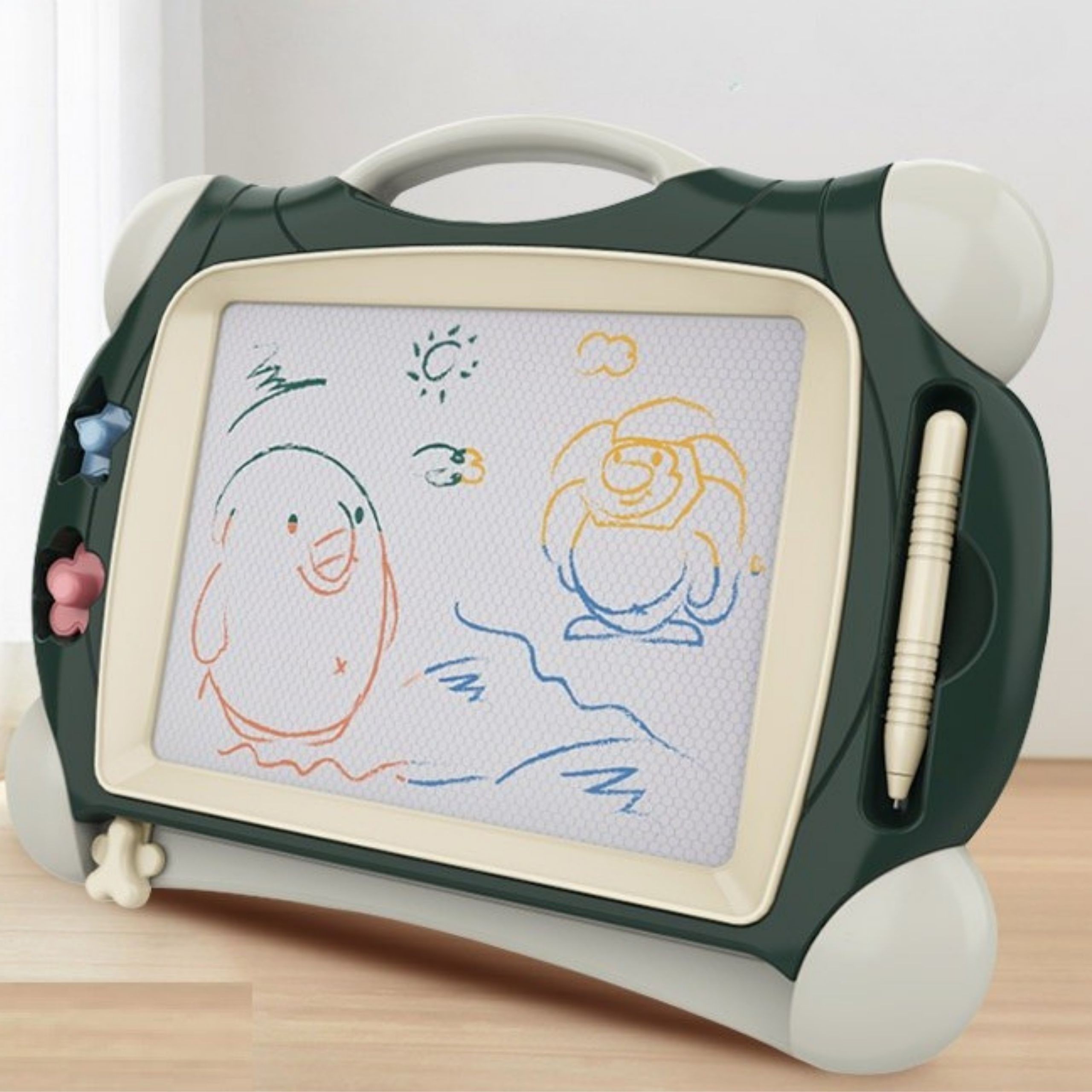 WOOPIE Magnetic Color Marker Board + 2 Green Stamps - Slika 3