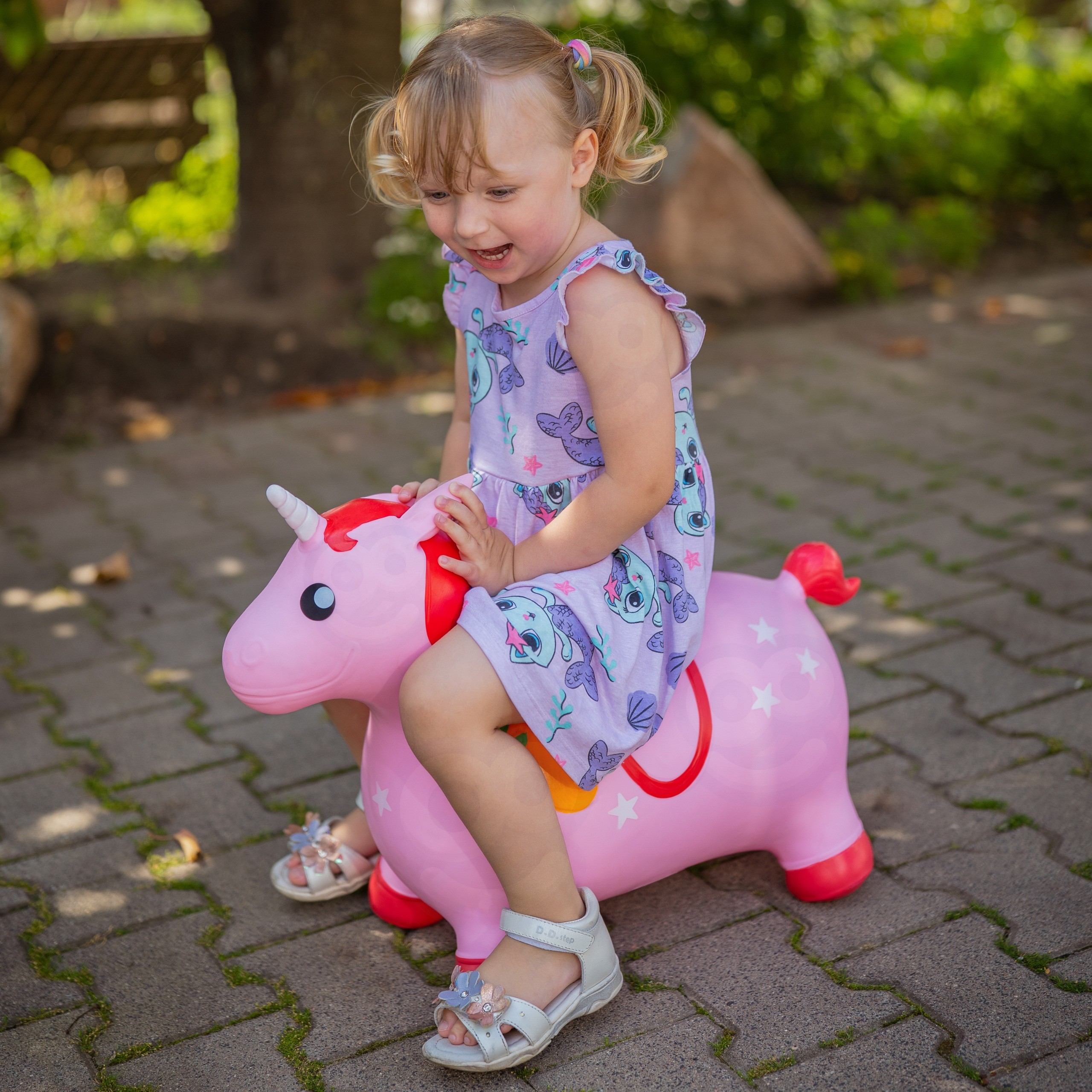 WOOPIE Pink Unicorn Jumper + Pump - Slika 5