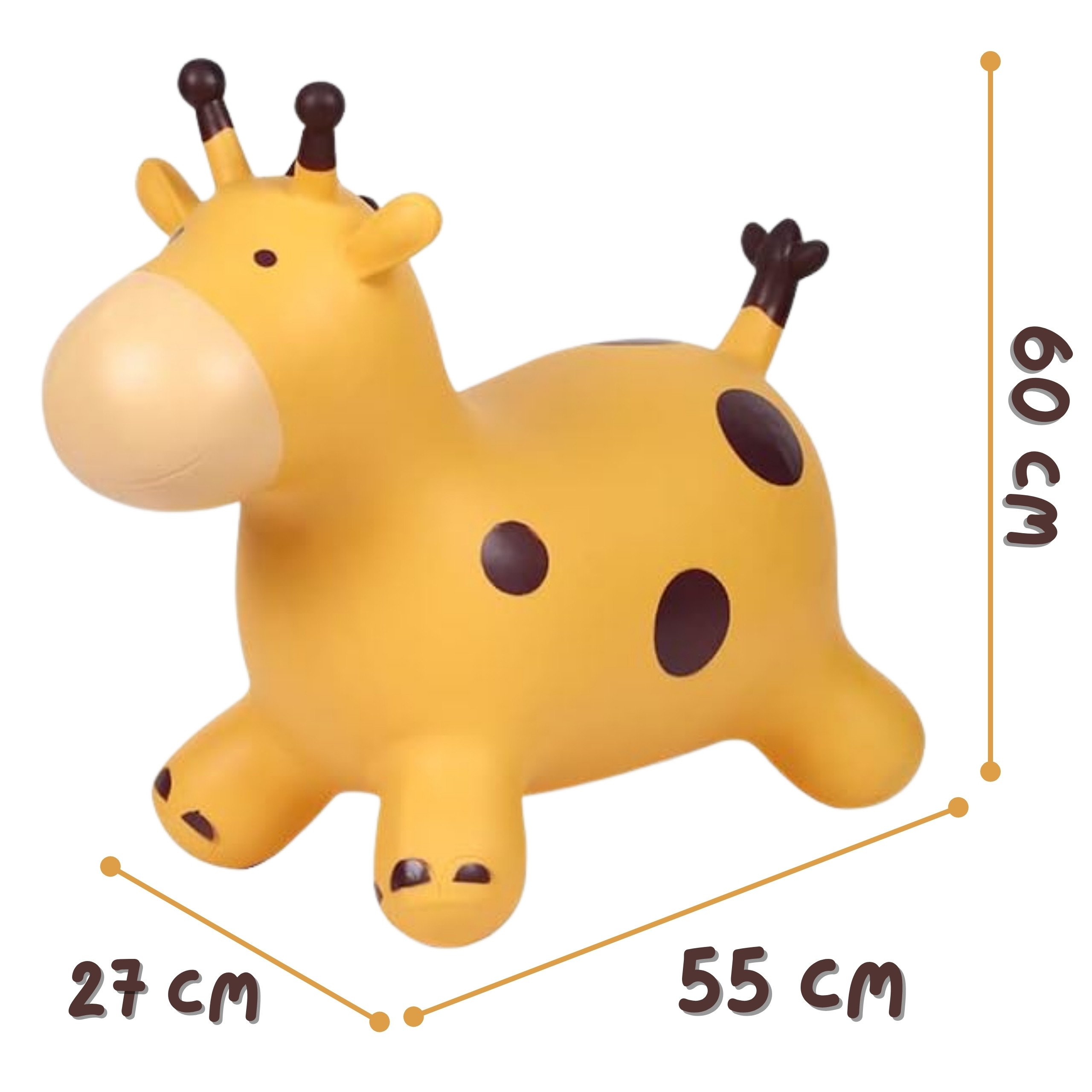 WOOPIE Yellow Giraffe Jumper + Pump - Slika 6