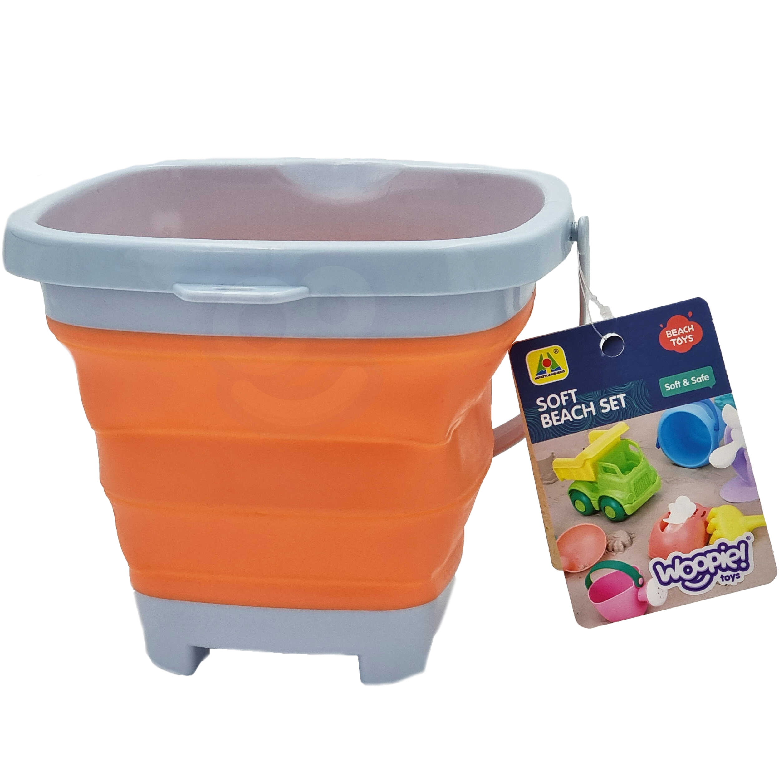 WOOPIE Folding Square Bucket Orange - Slika 3
