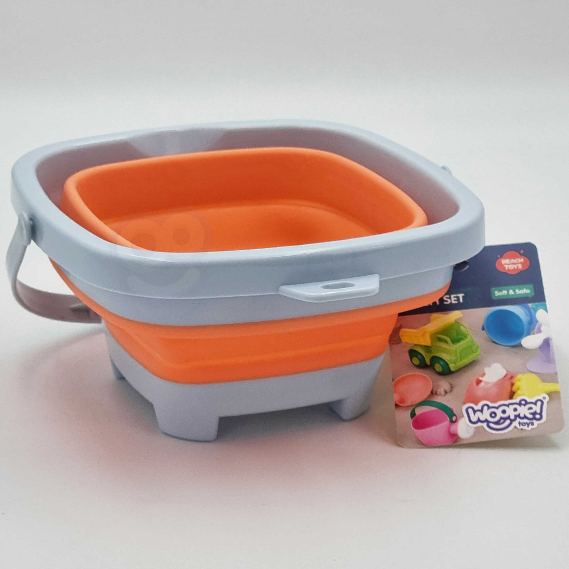 WOOPIE Folding Square Bucket Orange - Slika 4