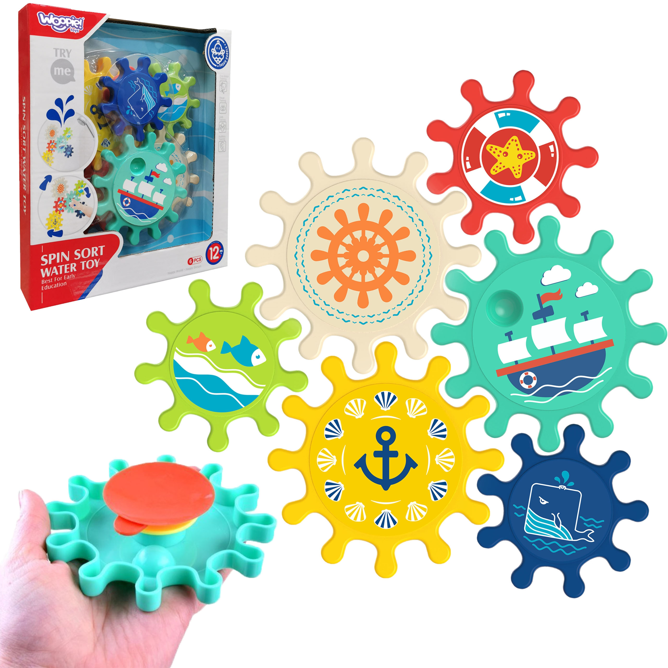 WOOPIE BABY Water Bath Toy with Gears - Slika 4