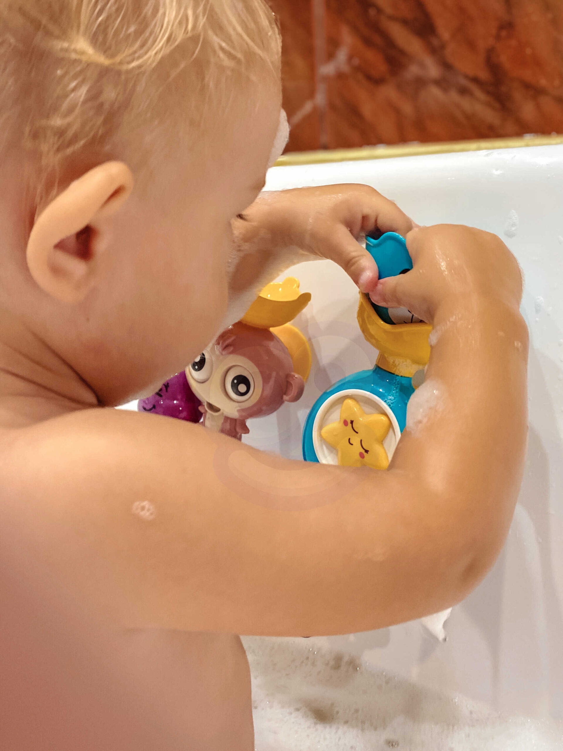 WOOPIE BABY Monkey Bath Water Toy + Cup - Slika 6