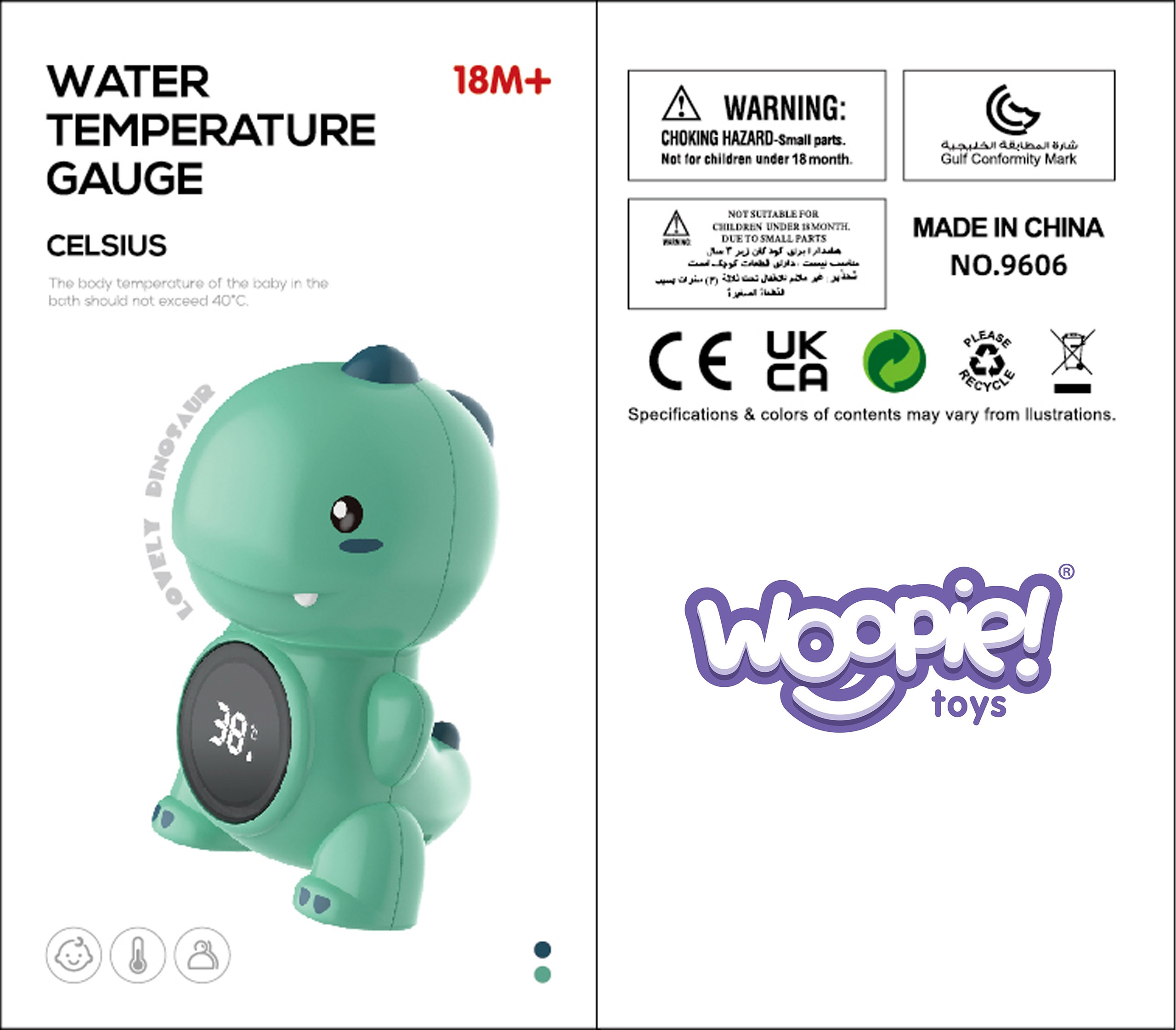 WOOPIE BABY Duck Water Temperature Thermometer - Slika 5