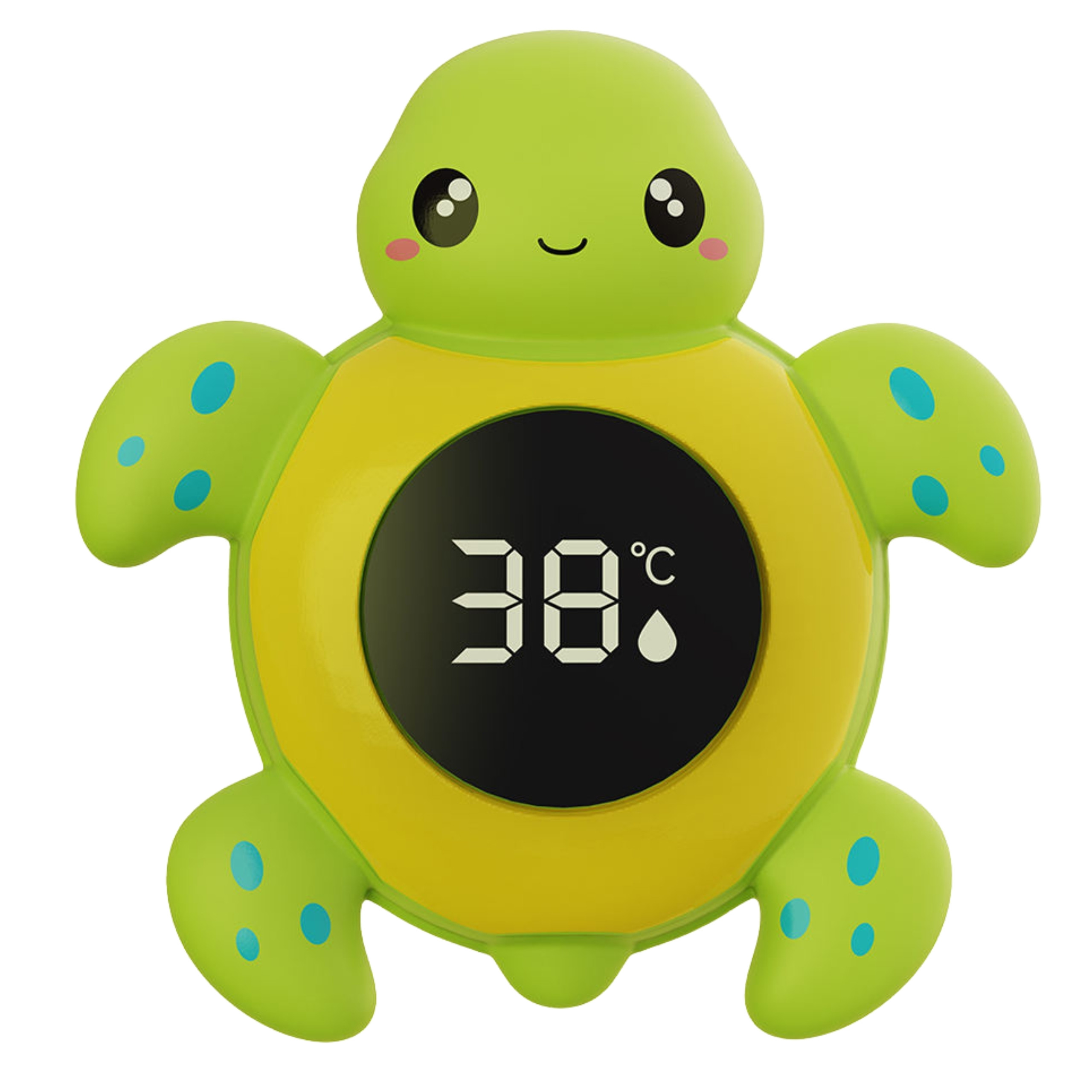 WOOPIE BABY 2-in-1 Bath Thermometer for Measuring Water and Room Temperatures Turtle - Slika 7