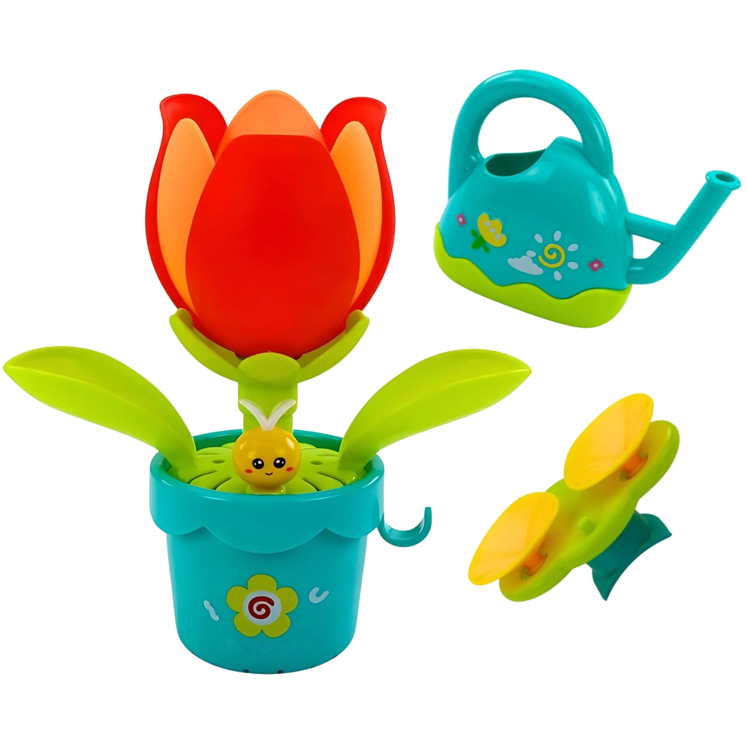 WOOPIE BABY Blooming Flower Bath Toy with Watering Can - Slika 6