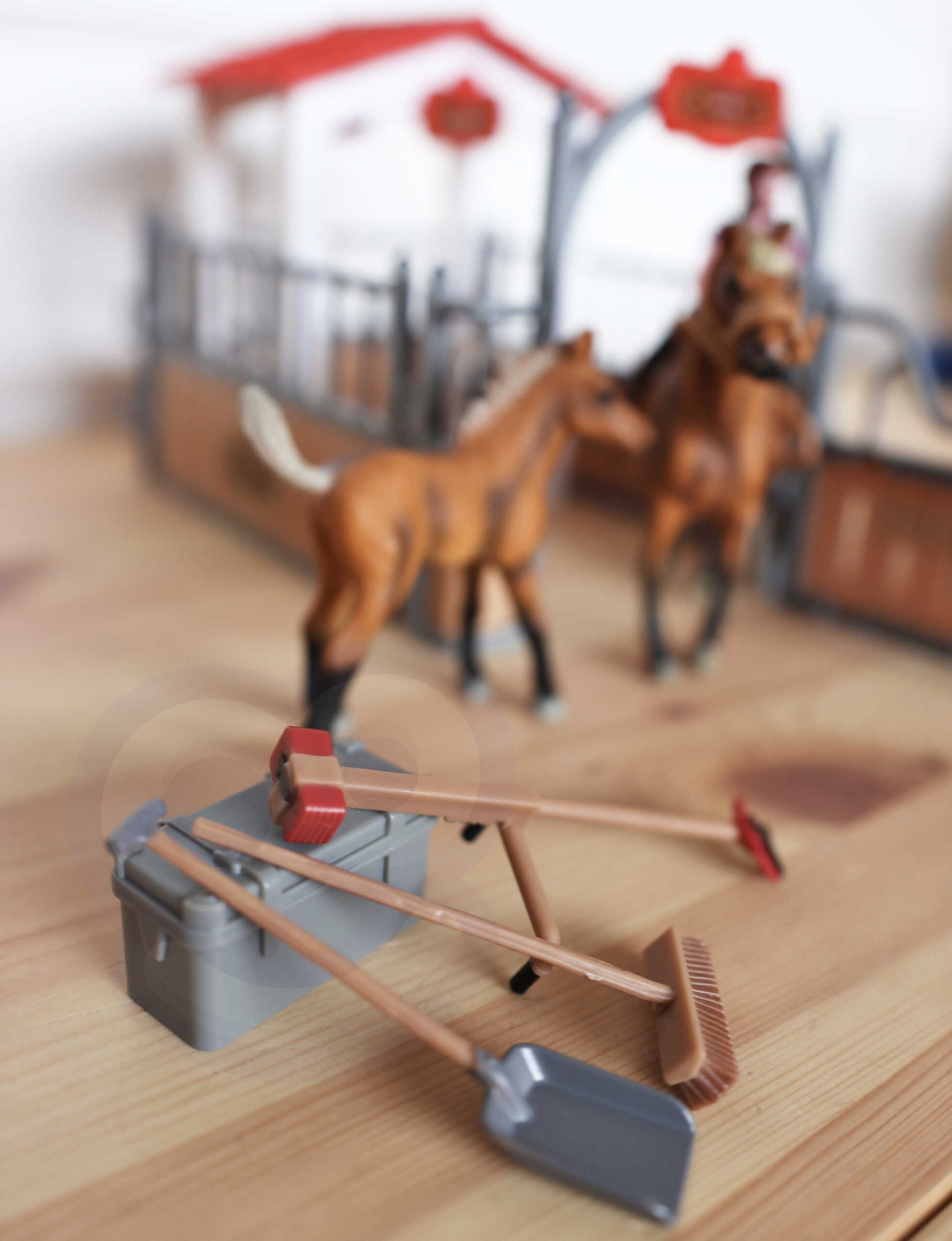 WOOPIE Set Stables Horse Pen Figures 18 pcs. - Slika 3