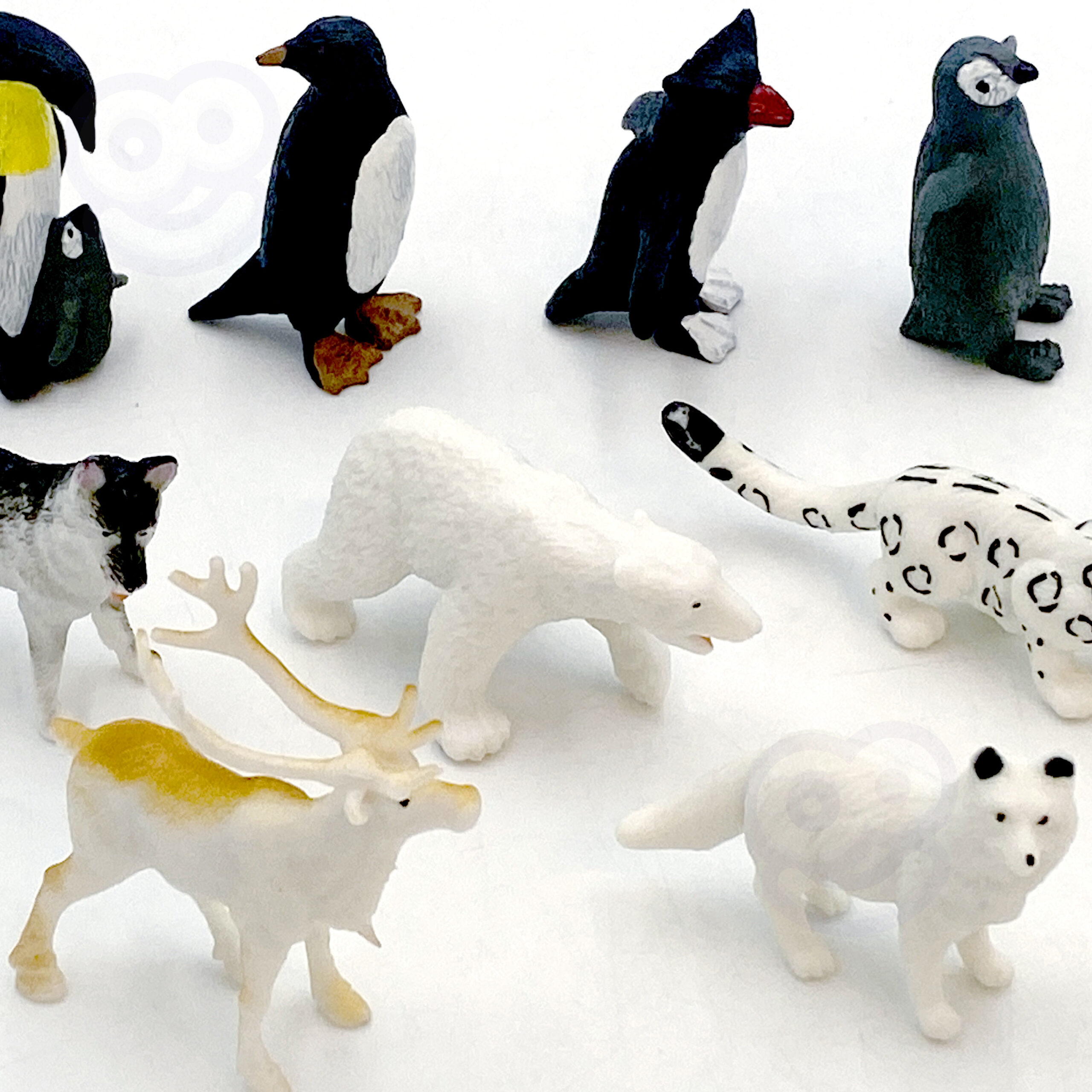 WOOPIE Arctic Animals Figures Set 16 pcs. - Slika 6