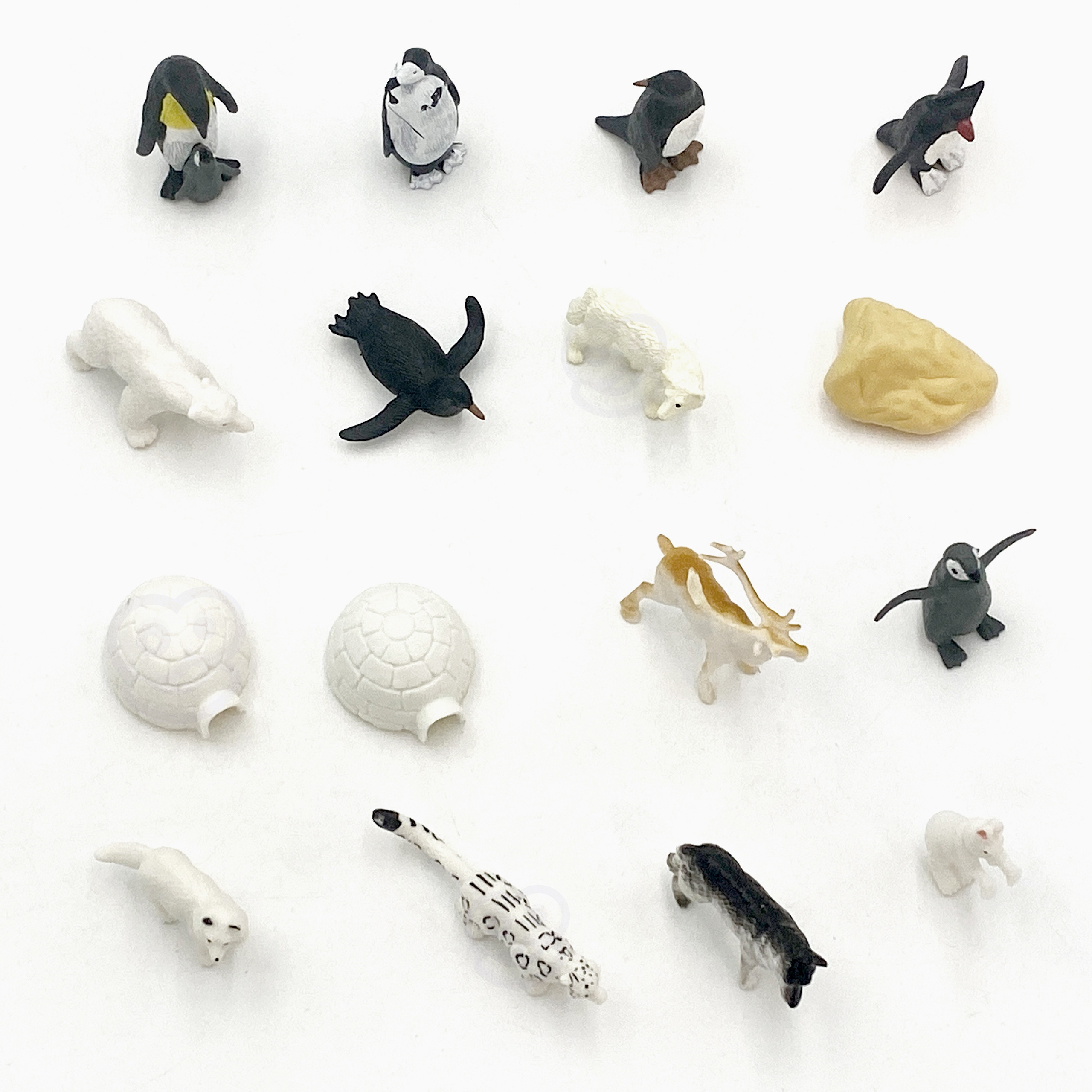 WOOPIE Arctic Animals Figures Set 16 pcs. - Slika 7