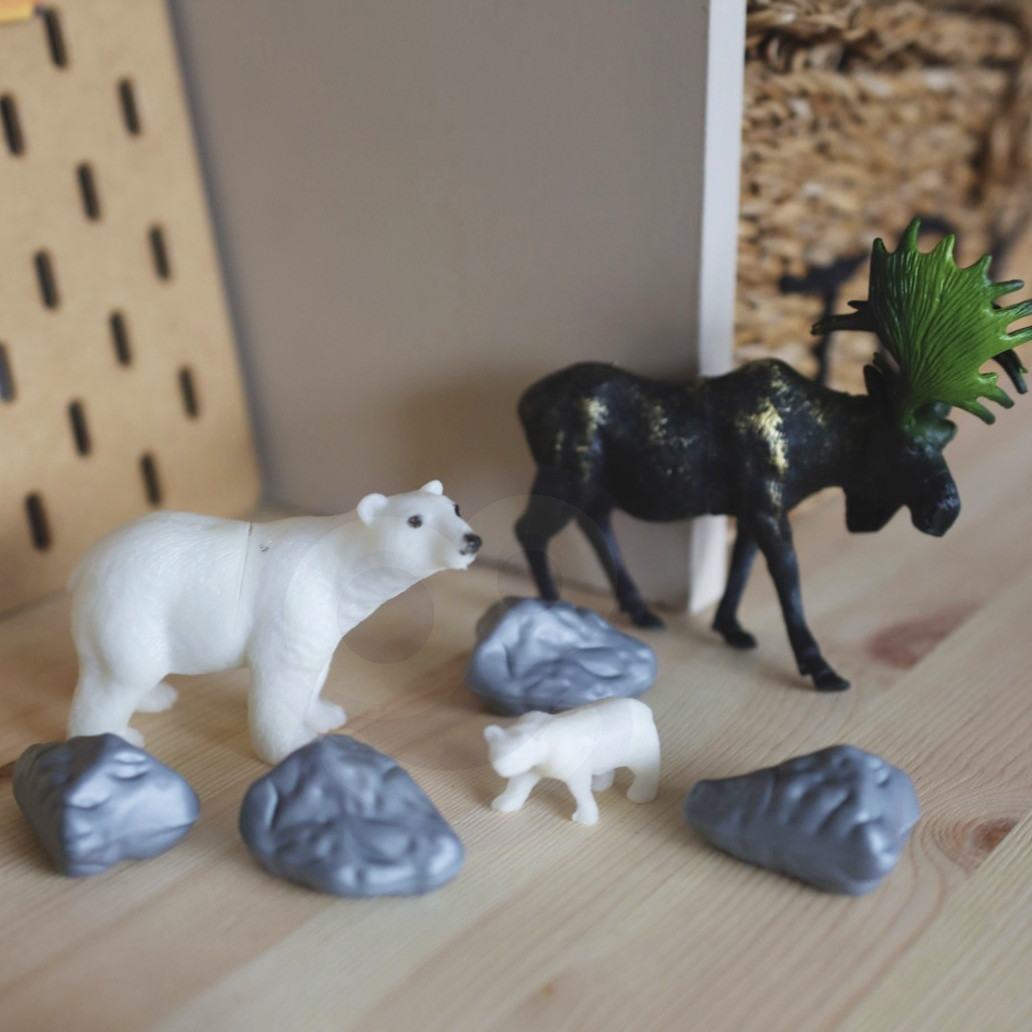 WOOPIE Set of Animal Figures XXL 58 pcs. - Slika 4
